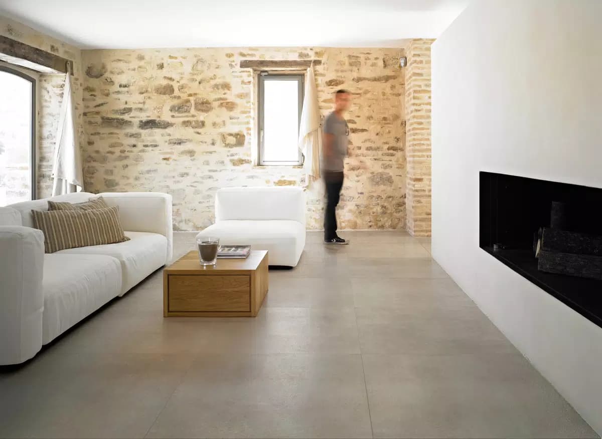 Industrial Sage in architectural space