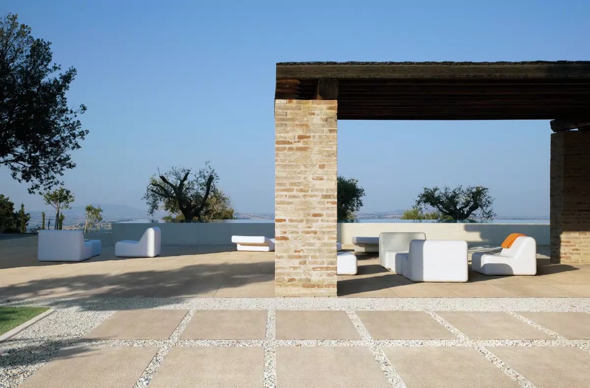 Industrial Taupe in architectural space