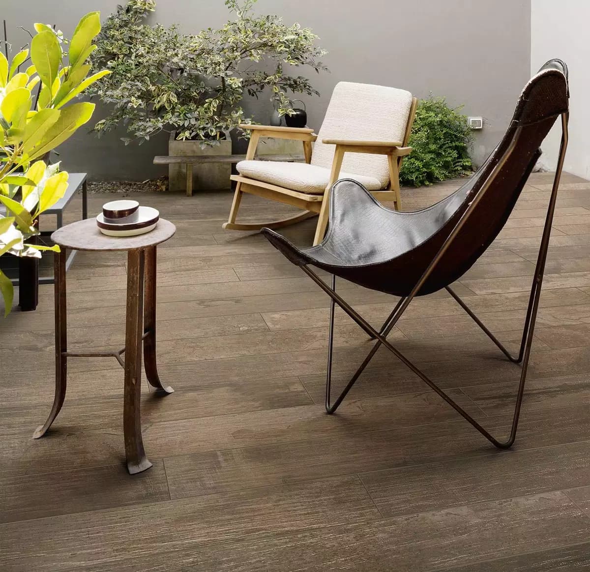 Wooden Gray architectural surface detail