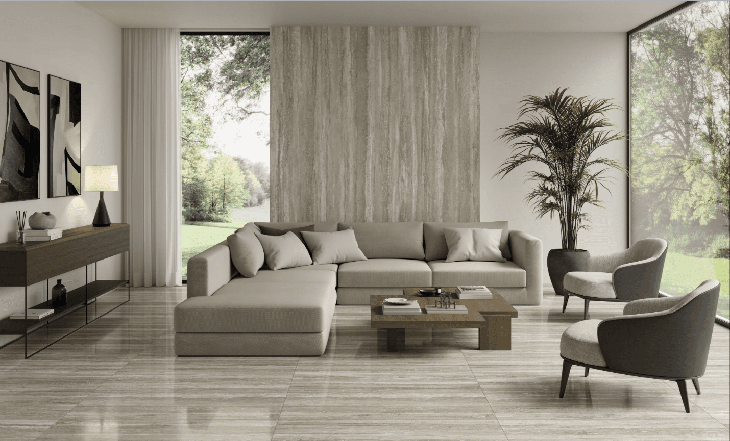 Travertine Bold architectural surface detail