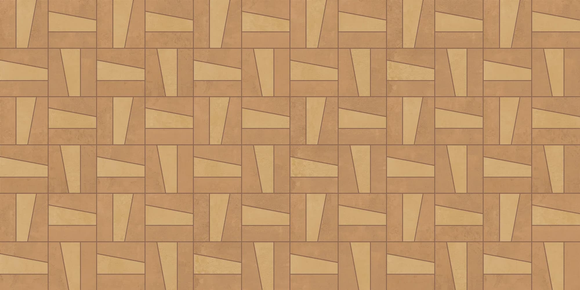 Warm Deco in architectural space