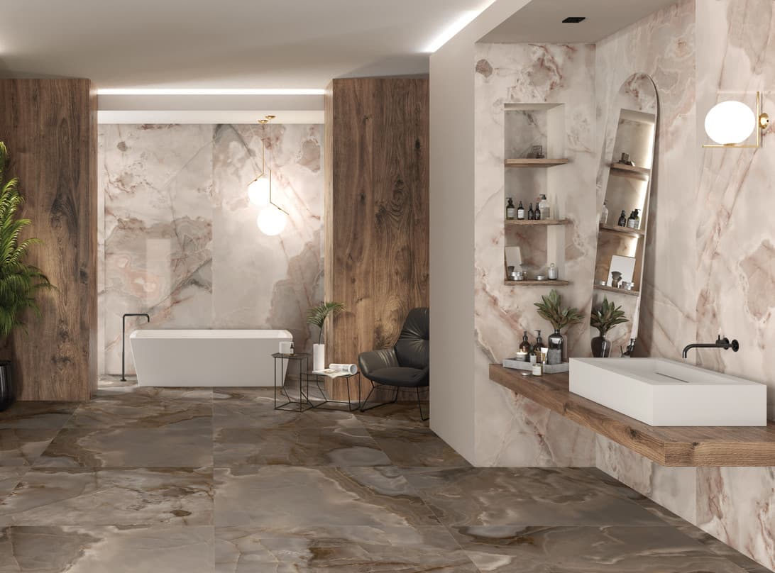 NS Onyx Choco in architectural space