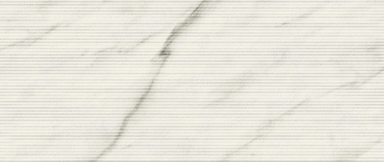 3D Wide Calacatta Blanco in architectural space