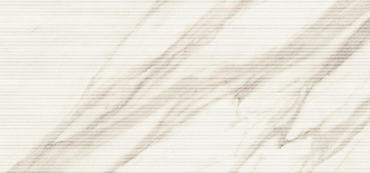 3D Wide Calacatta Creme installation space