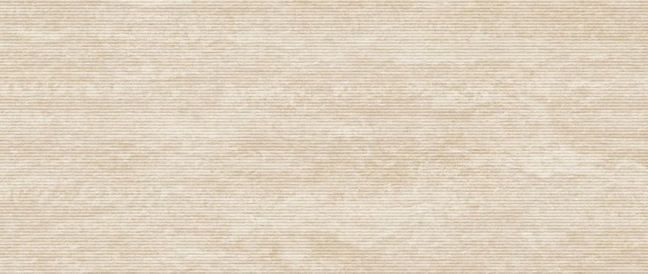 3D Narrow Travertine Sand in architectural space