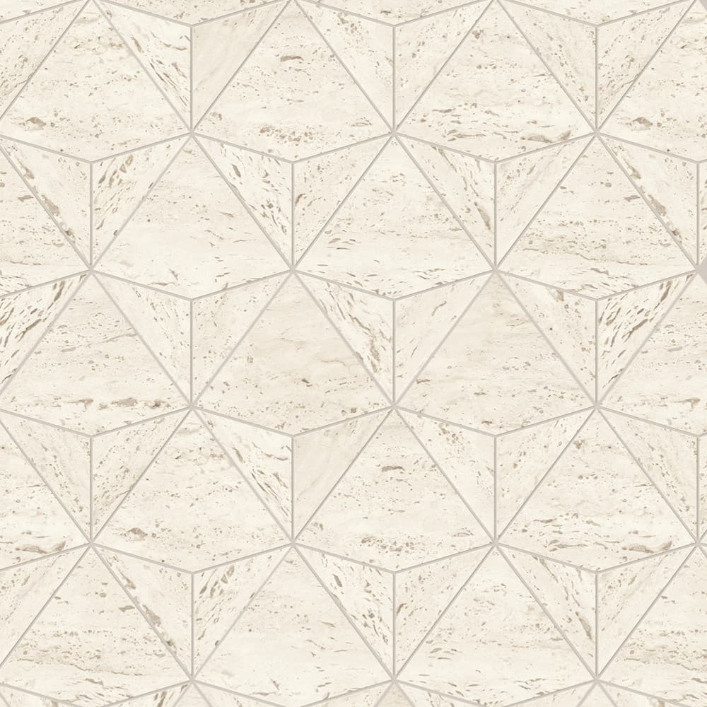 White Mosaico Origami in architectural space