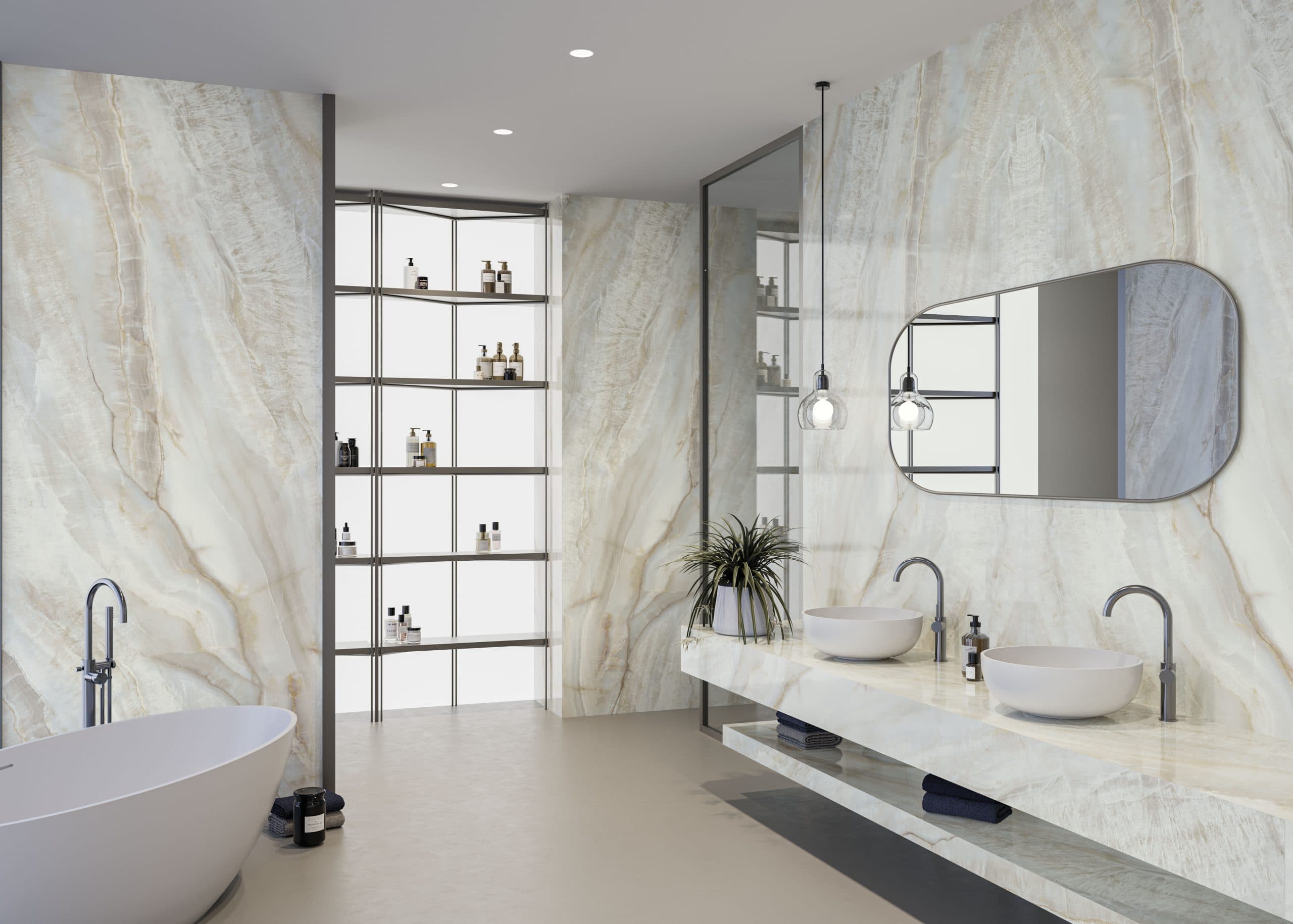 Opulant Ivory installation space