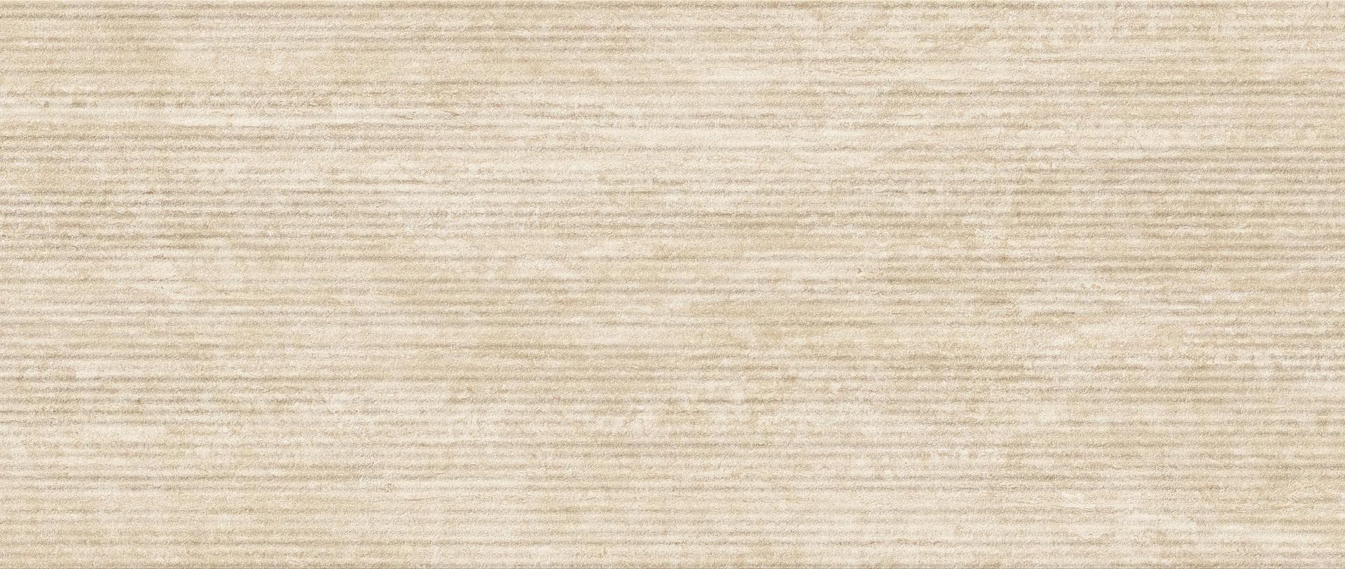 3D Crease Travertine Sand in architectural space