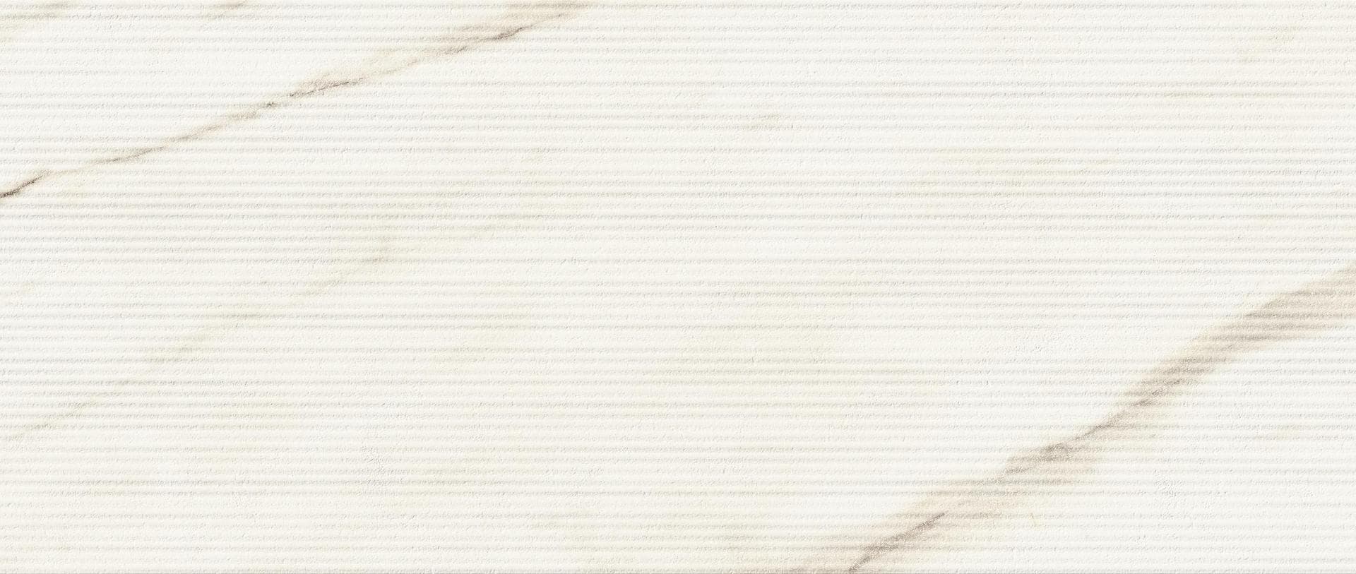 3D Crease Calacatta Bernini in architectural space