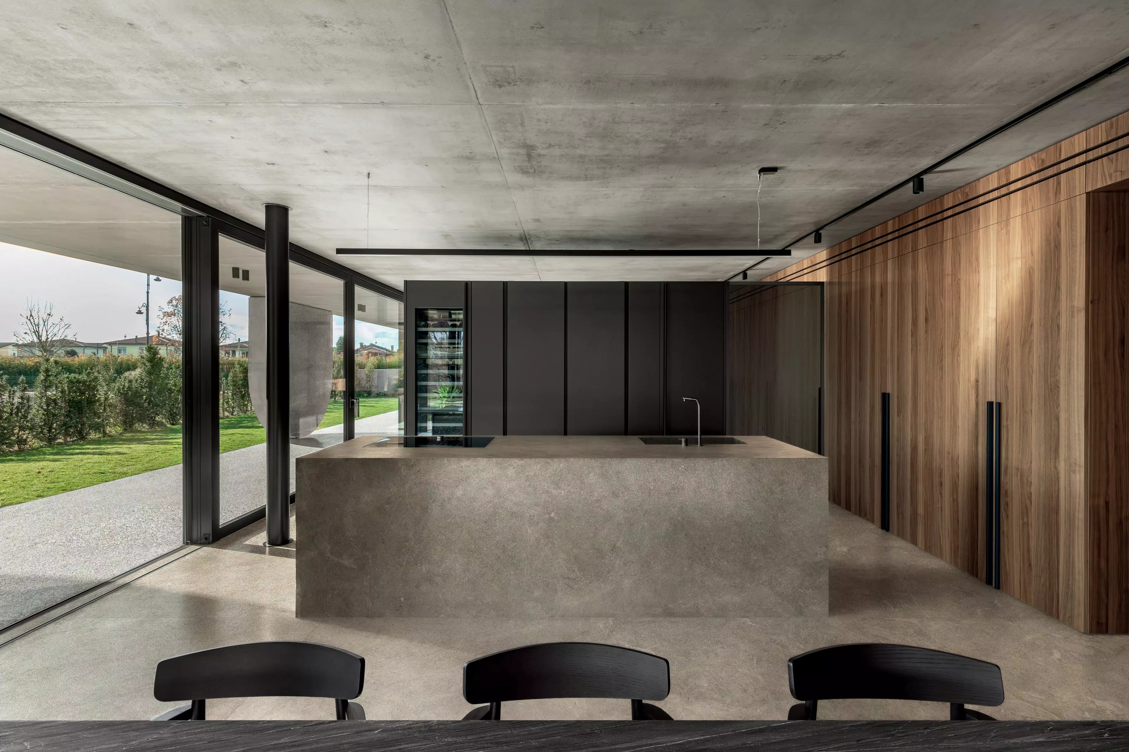 Serizzo Stone installation space