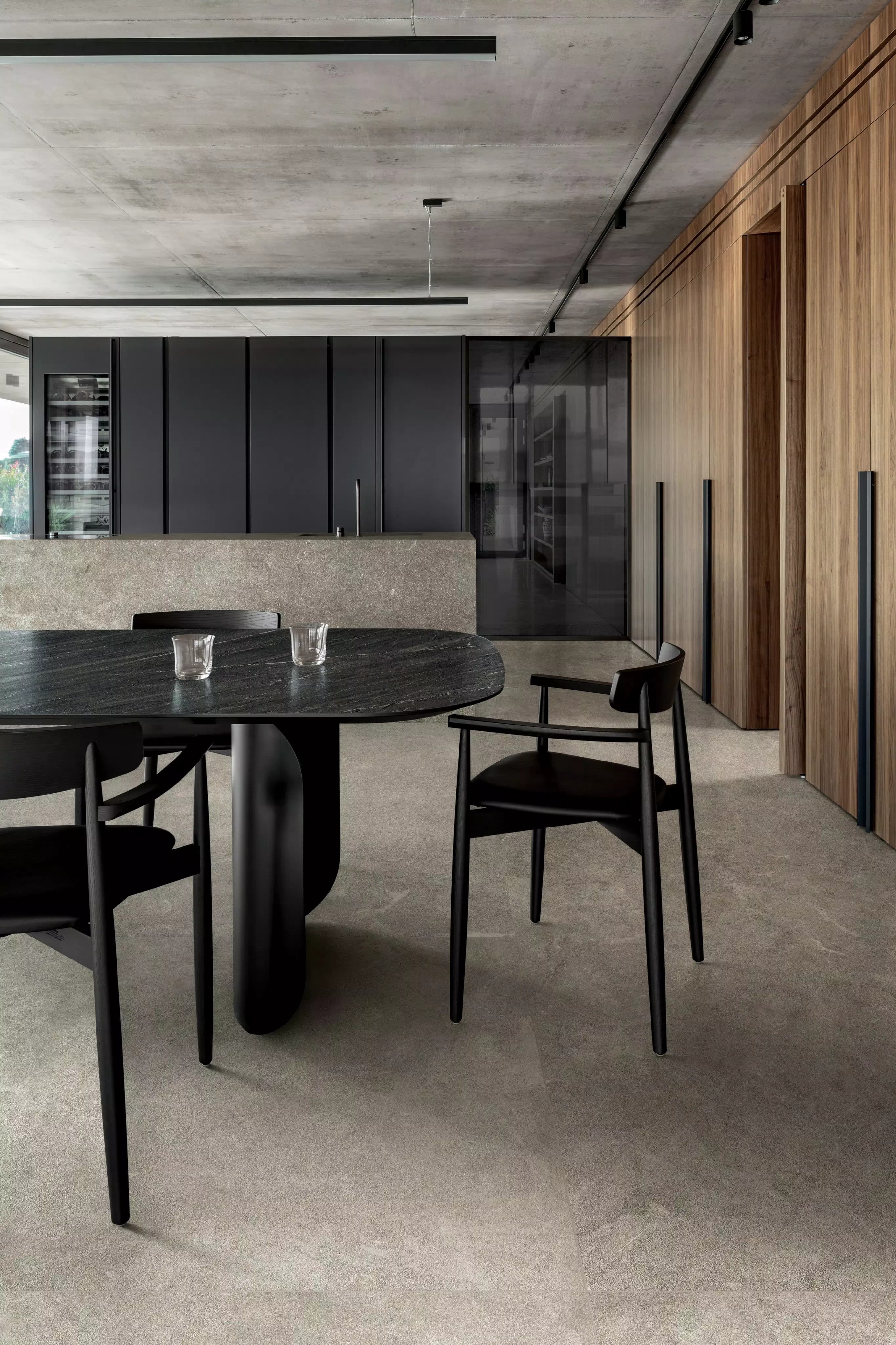 Serizzo Stone installation space