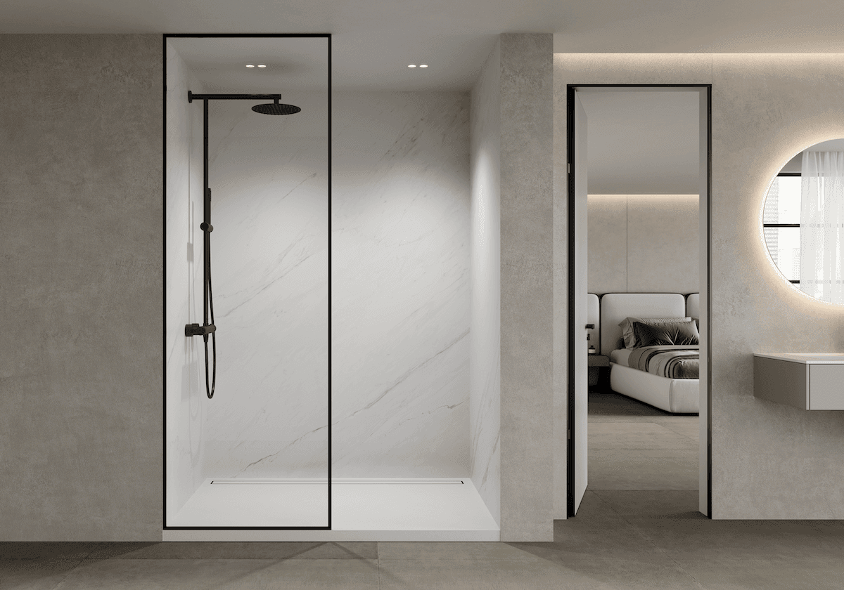 Pristine White installation space