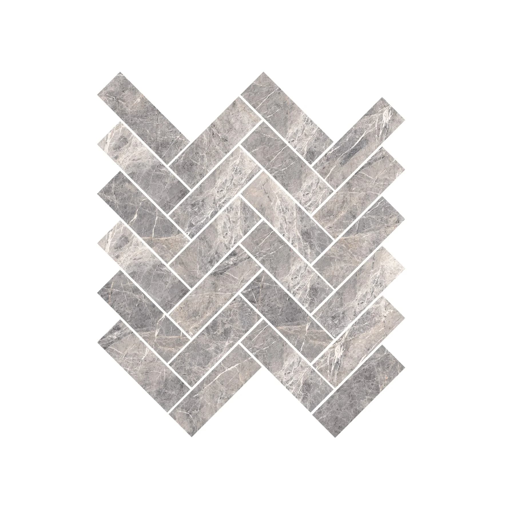 Epic Herringbone Mosaic installation space