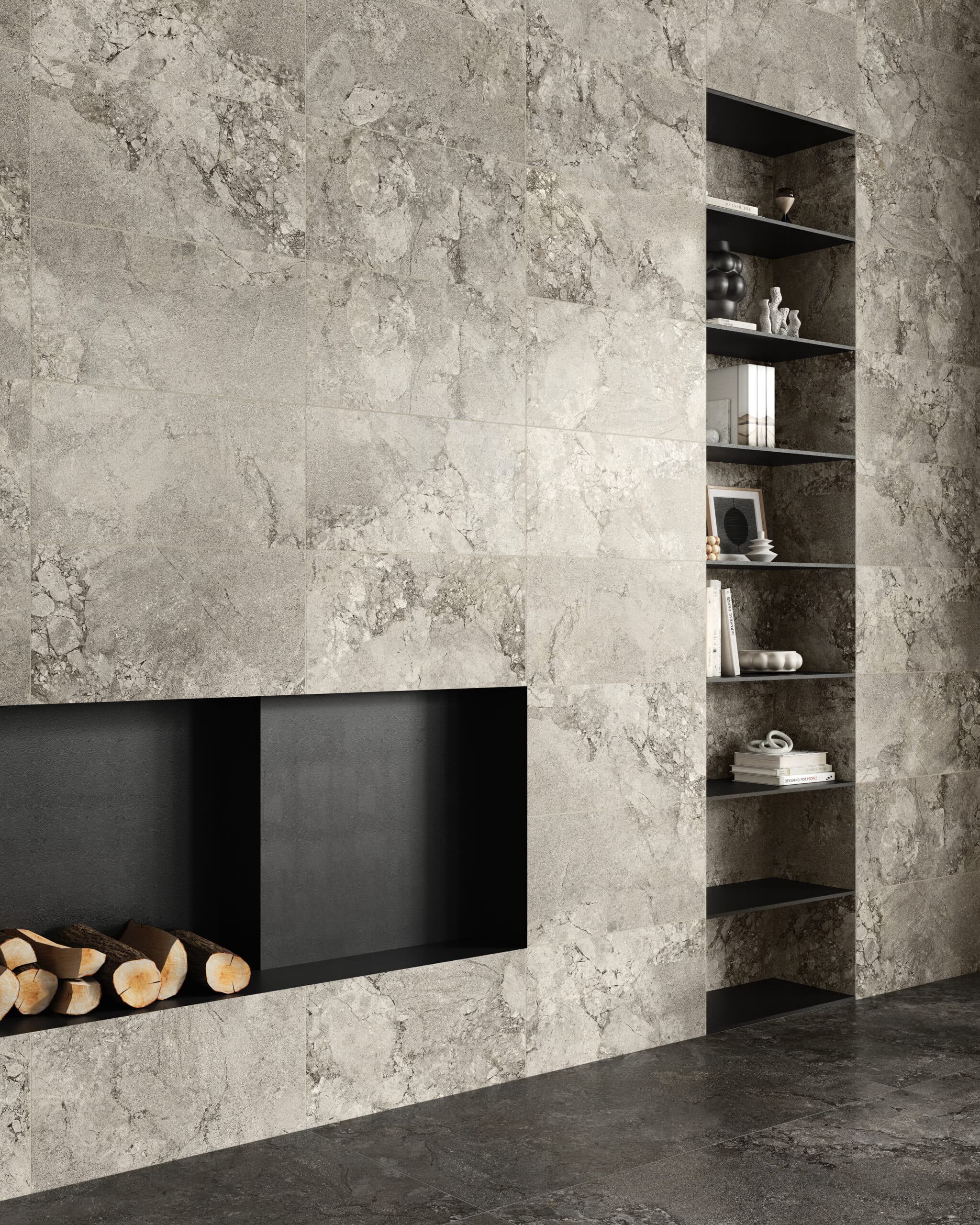 Lythos Grey in architectural space