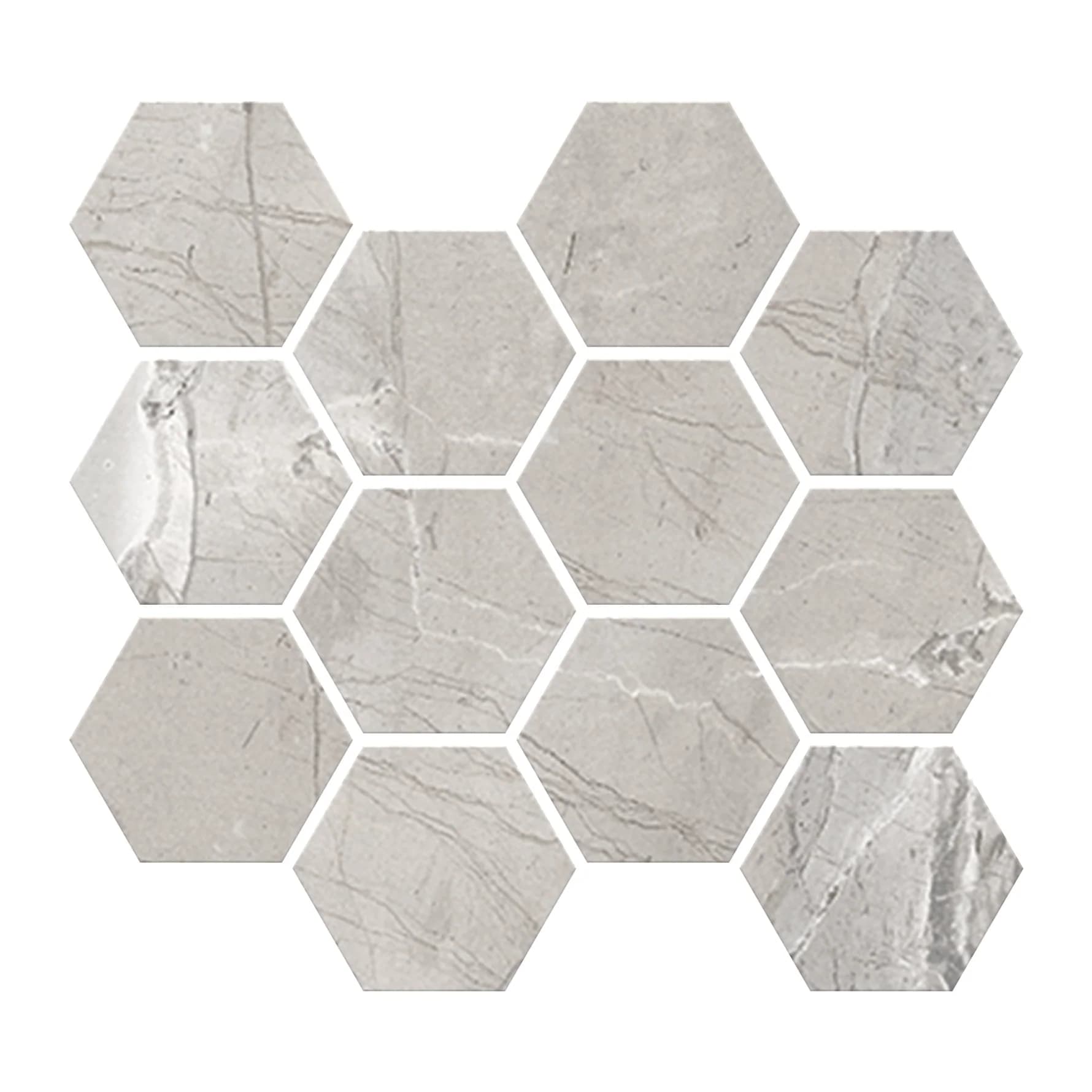 Absolute Hexagon Mosaic installation space