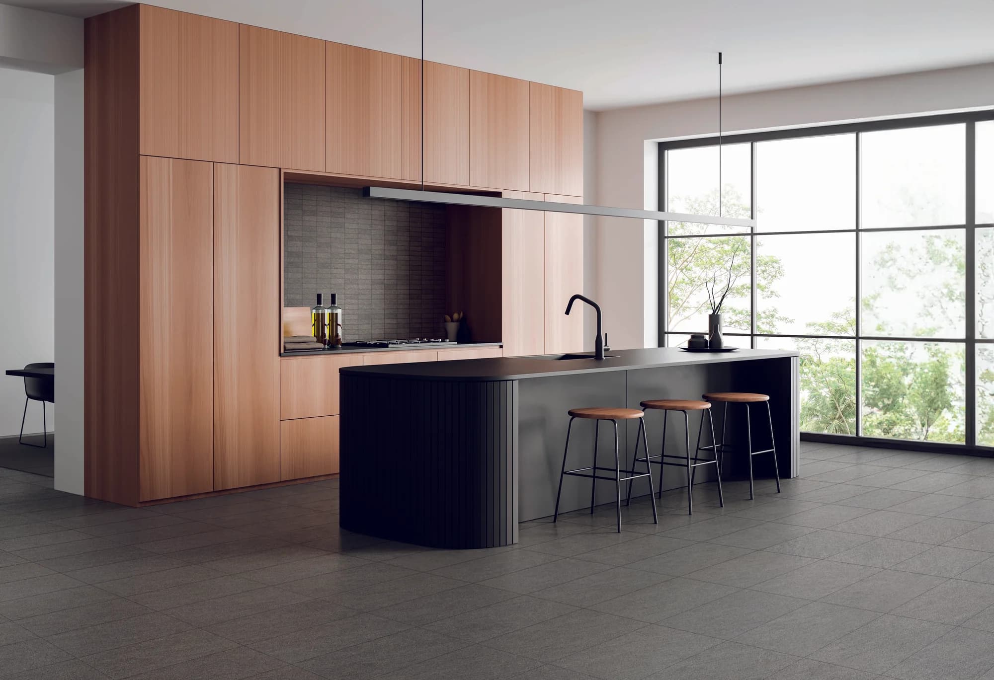 Basalt Dark Grey installation space