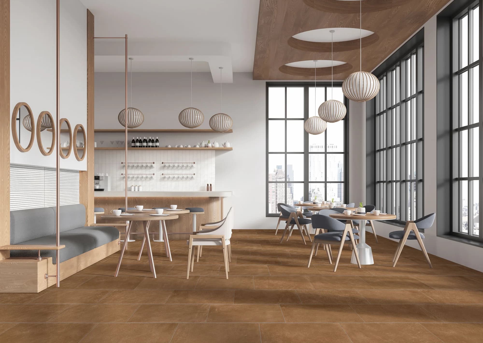 Earthen Terracotta installation space