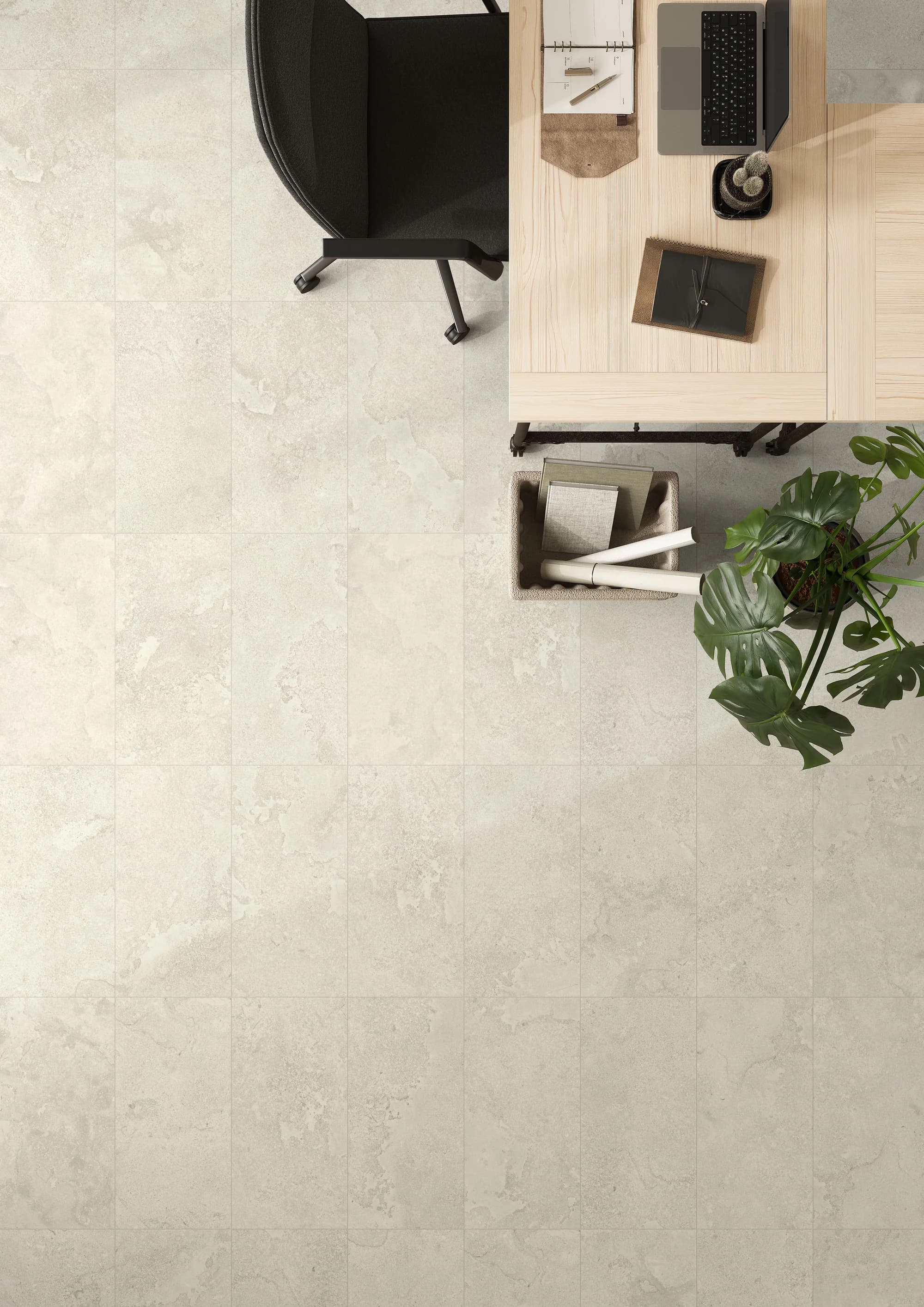 EcoStone Fog Cross Cut installation space