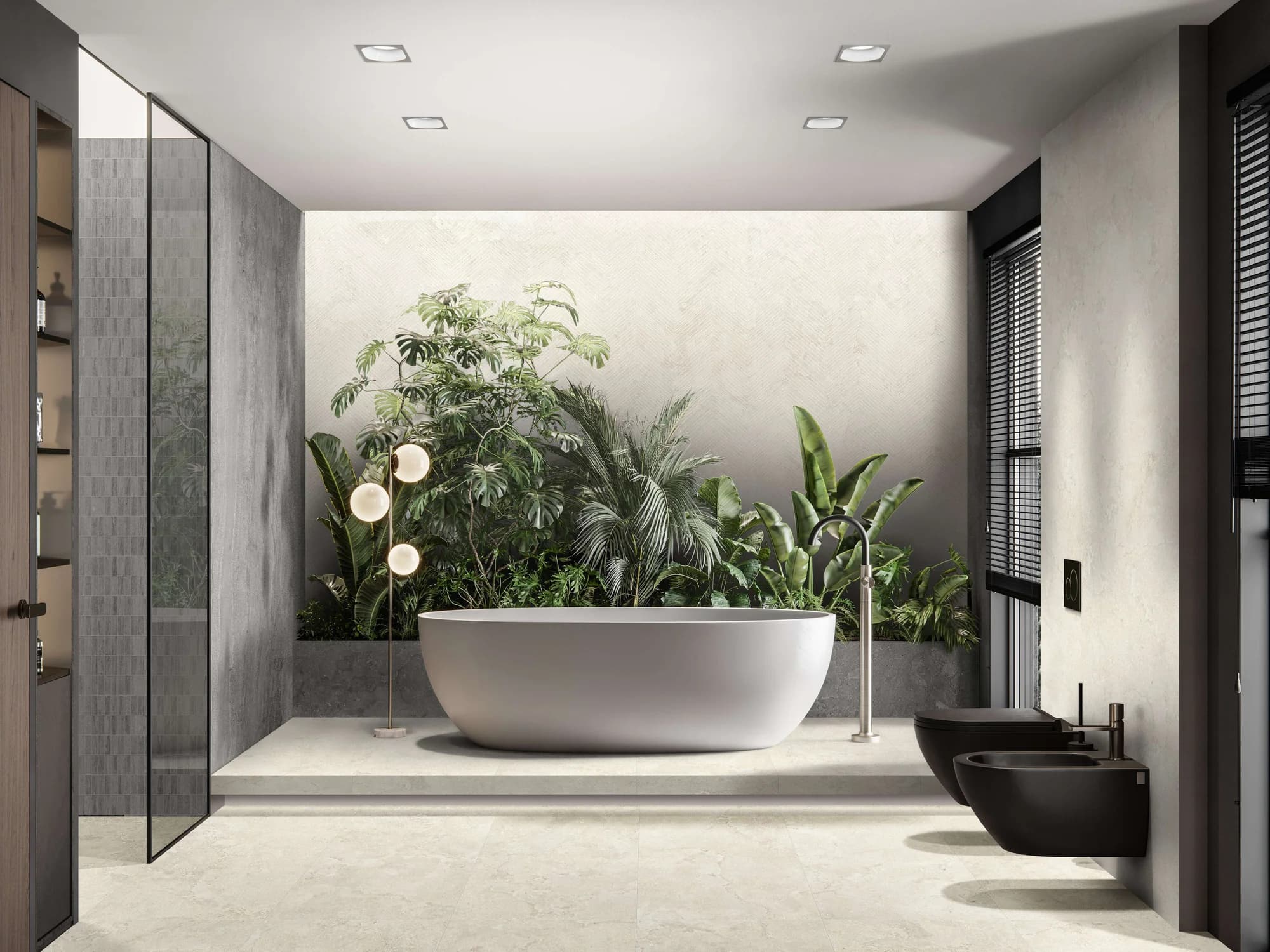 EcoStone Fog Deco Cross-Cut installation space