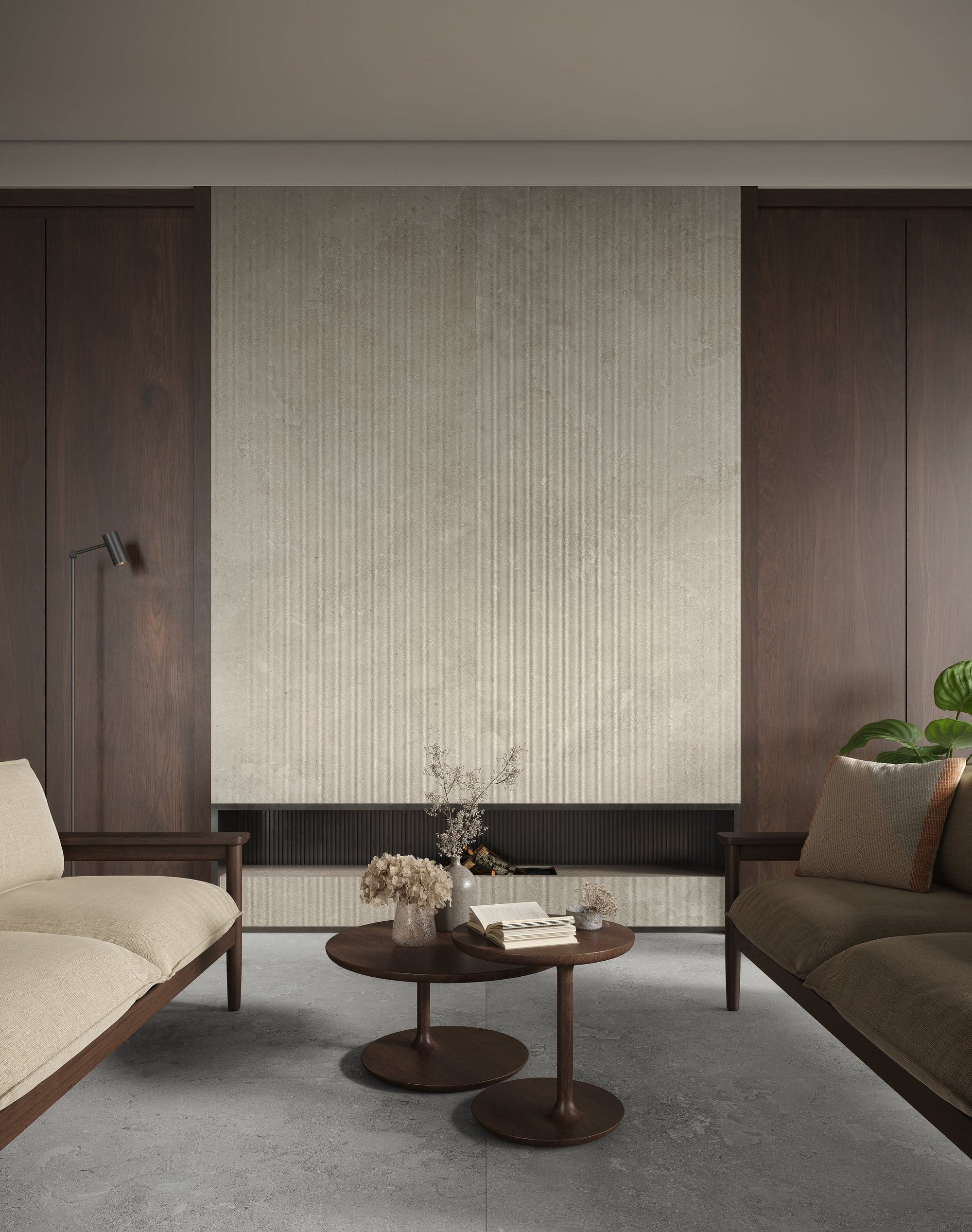EcoStone Mist Deco Cross-Cut installation space