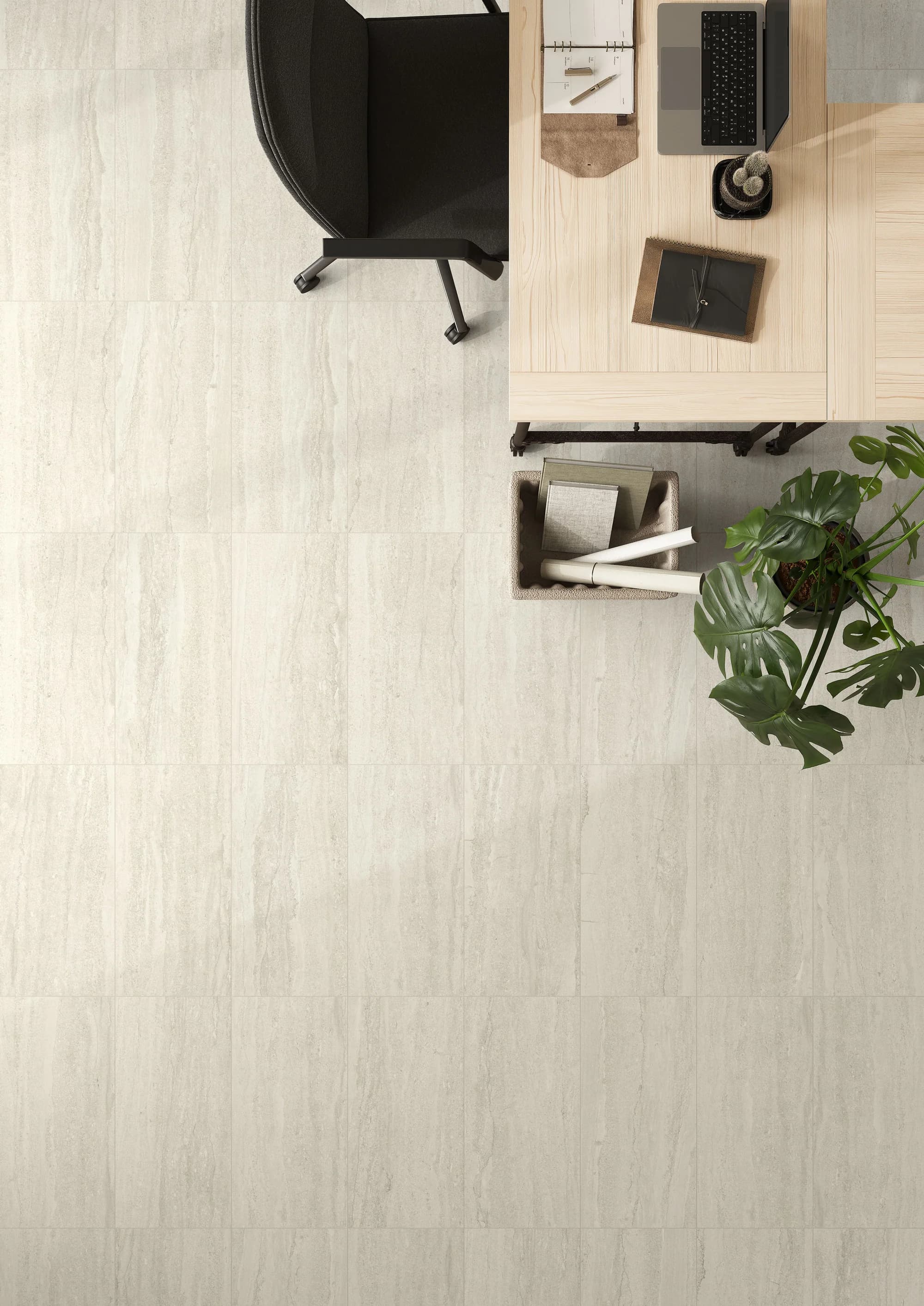 EcoStone Fog Vein Cut installation space
