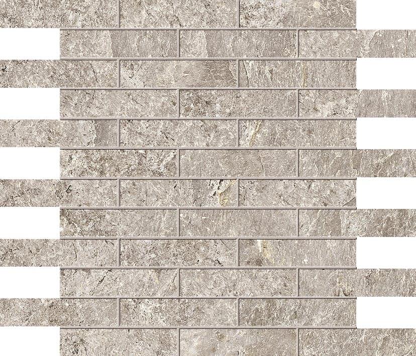 Farmhouse Living Brick Mosaic in architectural space