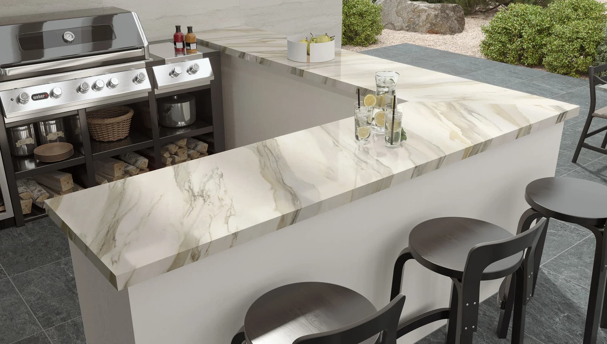 Travertine Bold Pre-Fab architectural surface detail