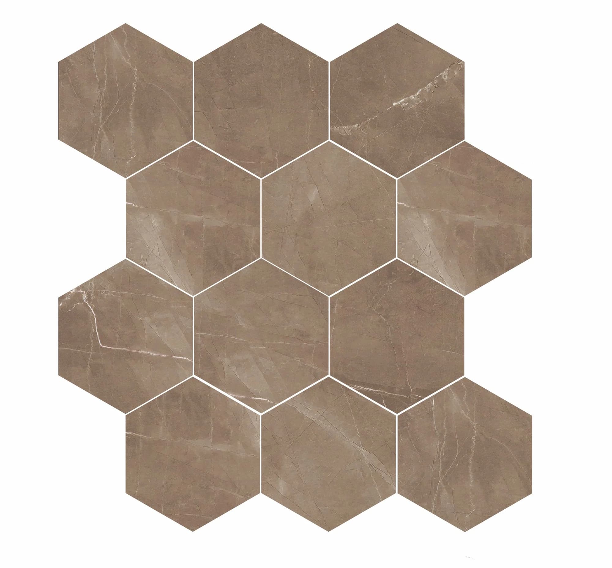 Luxury Hexagon Mosaic installation space