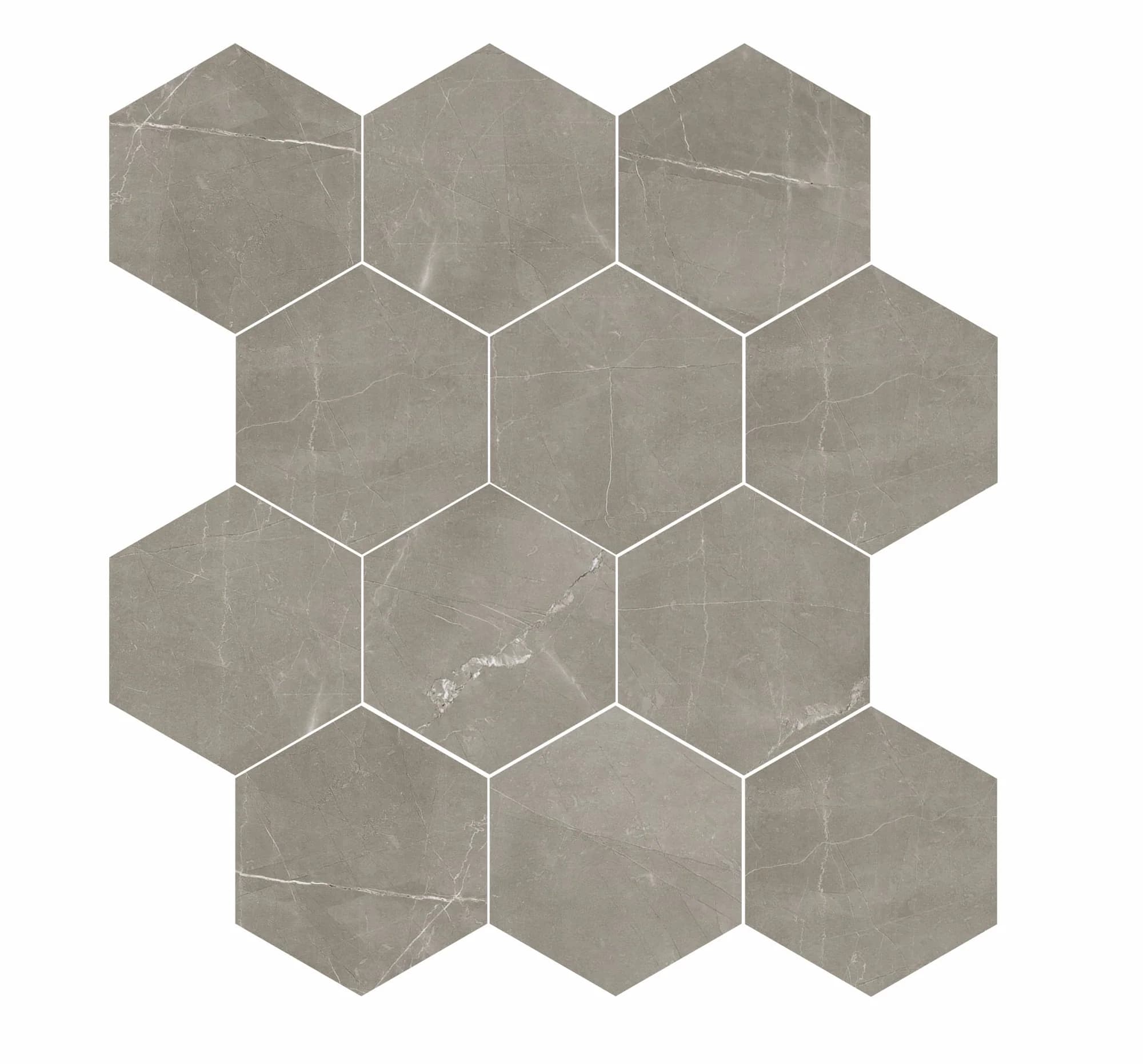 Luxury Hexagon Mosaic in architectural space