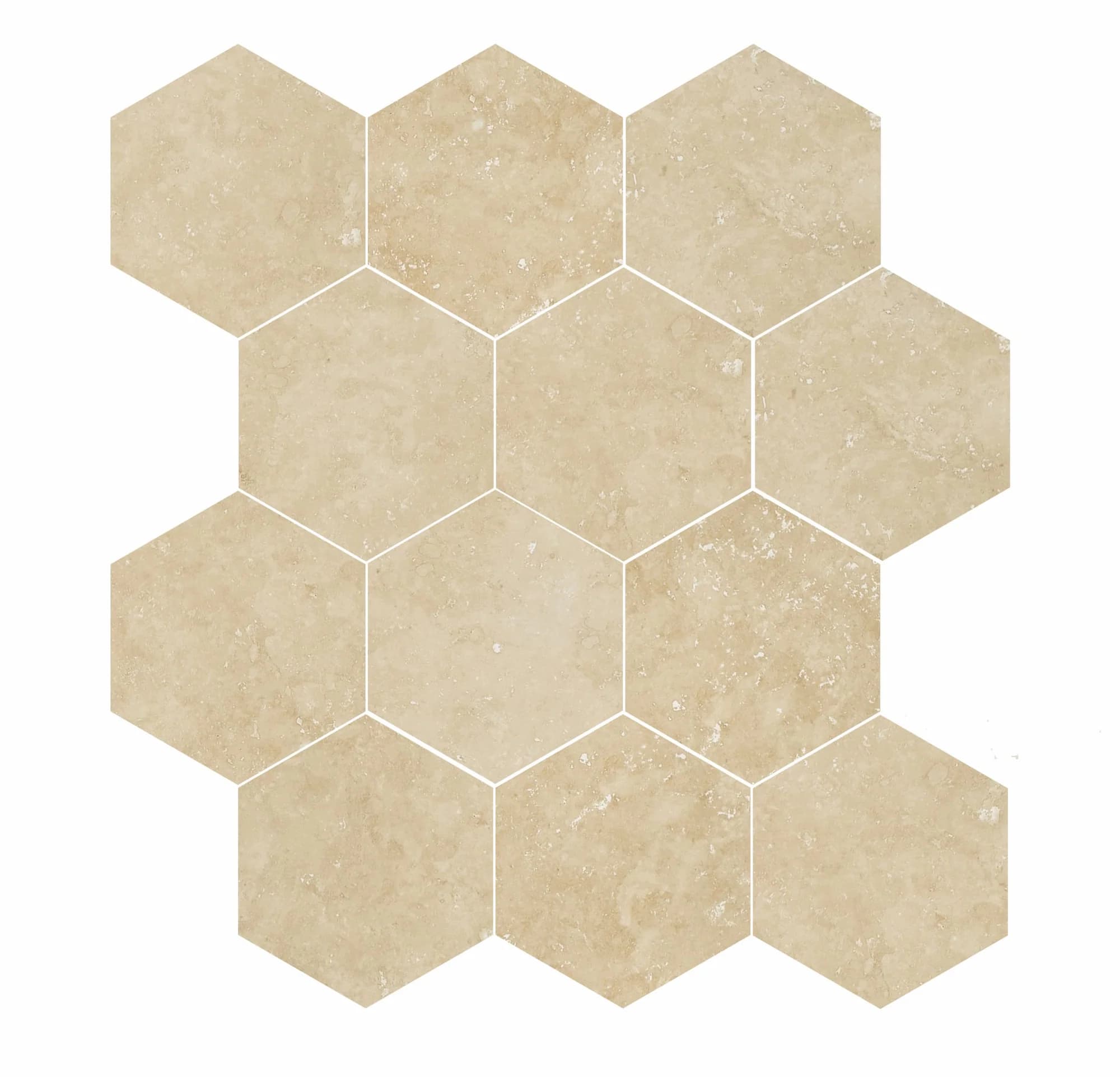 Luxury Hexagon Mosaic installation space