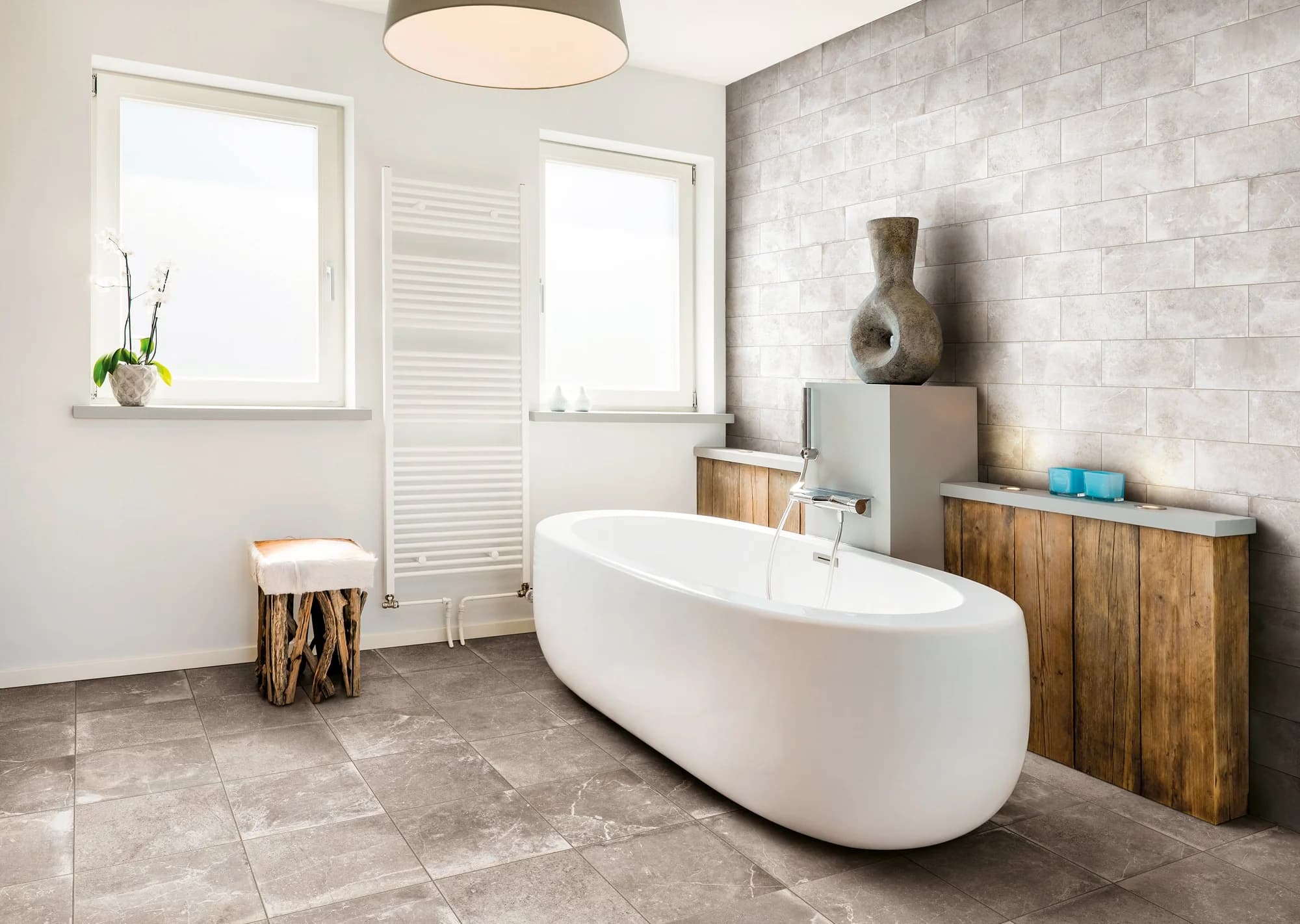 Rustic Stone Taupe installation space