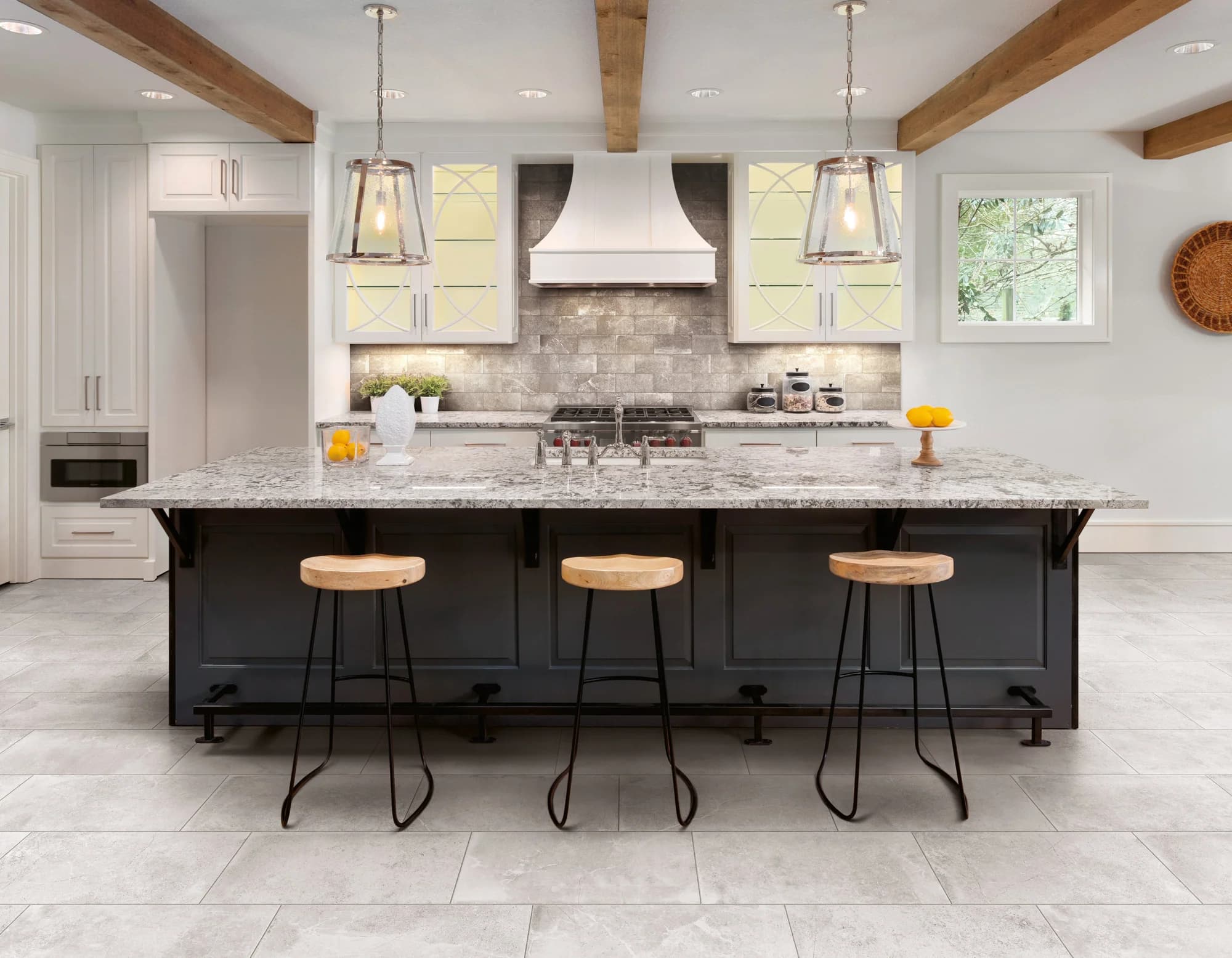 Rustic Stone White installation space