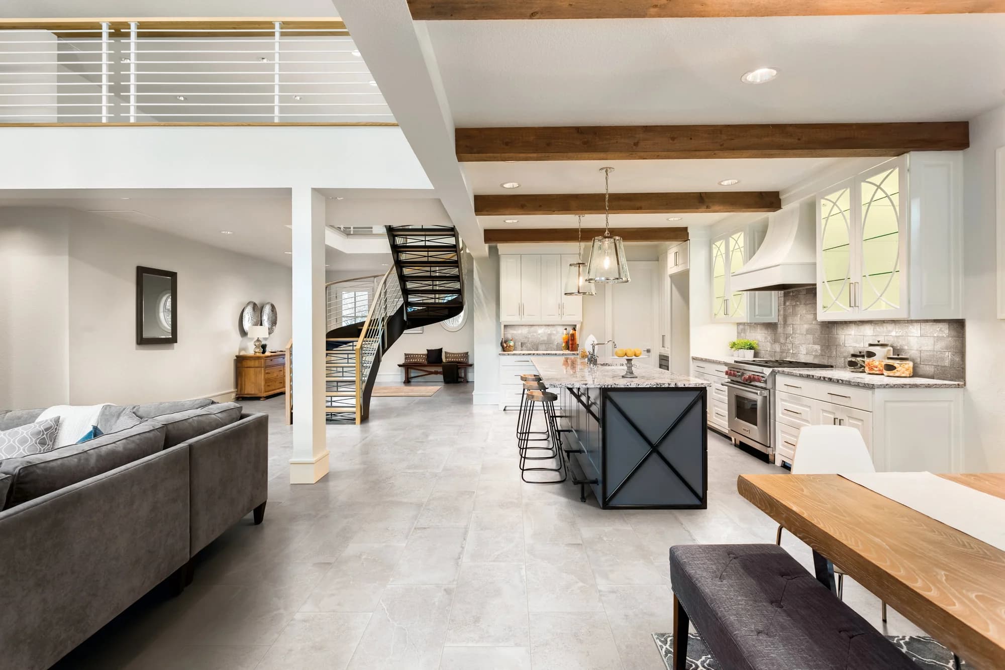 Rustic Stone White installation space