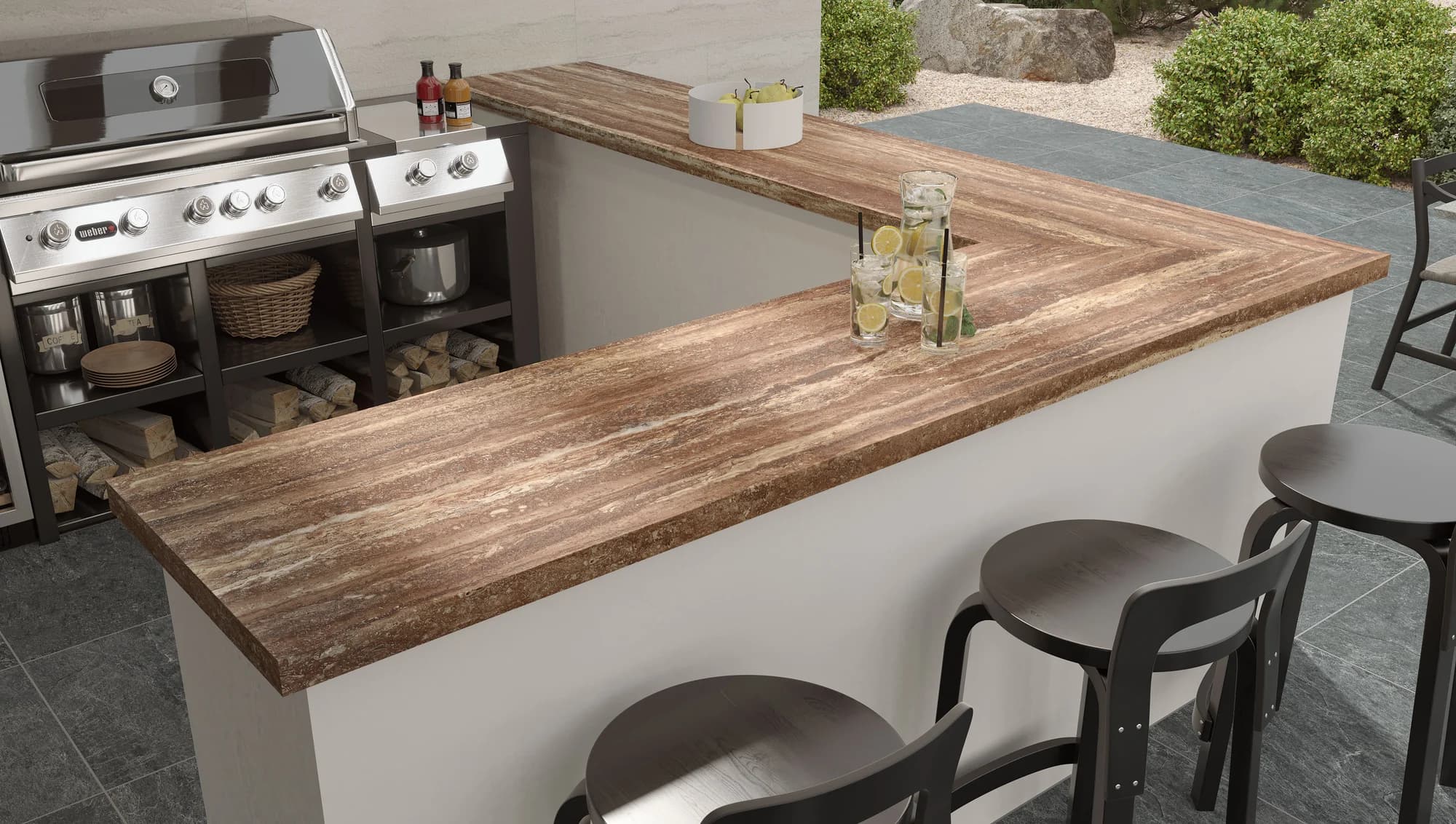 Travertine Bold Pre-Fab in architectural space