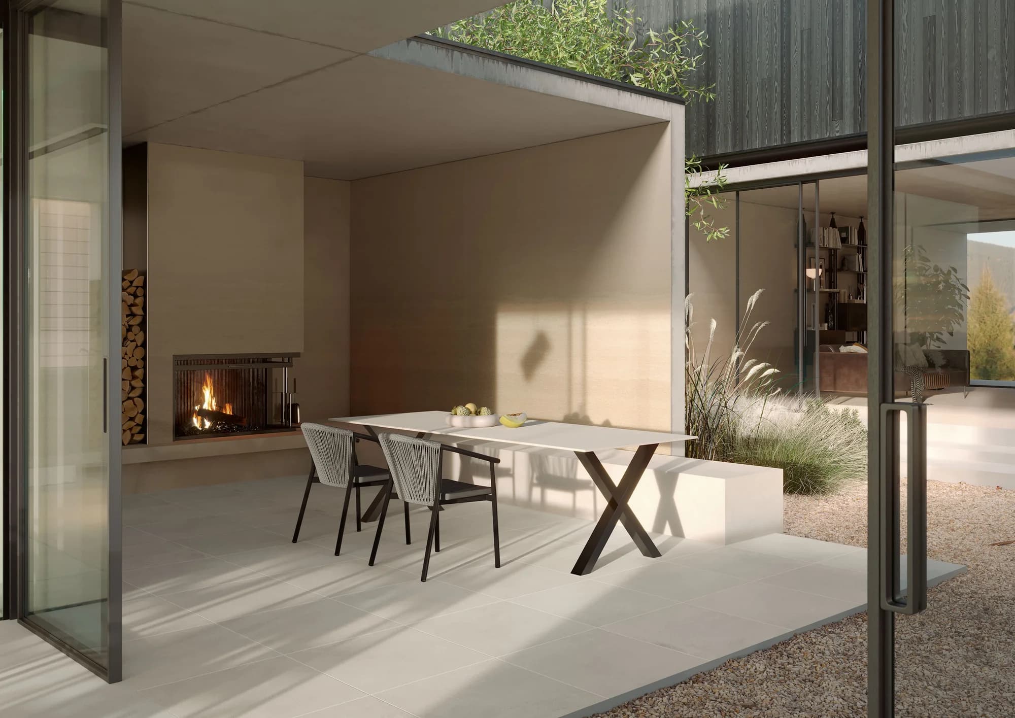 Imprint Intaglio Kaolin Pre-Fab installation space