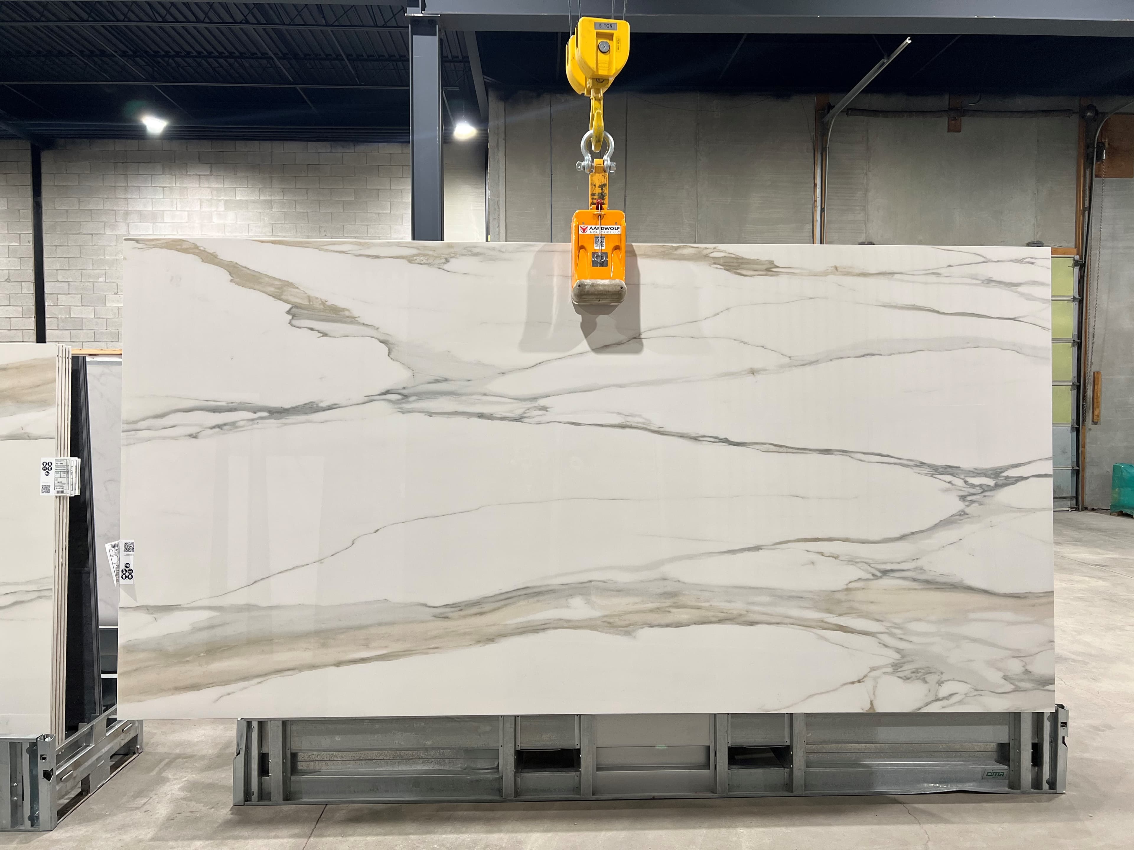 NS Calacatta Gold installation space
