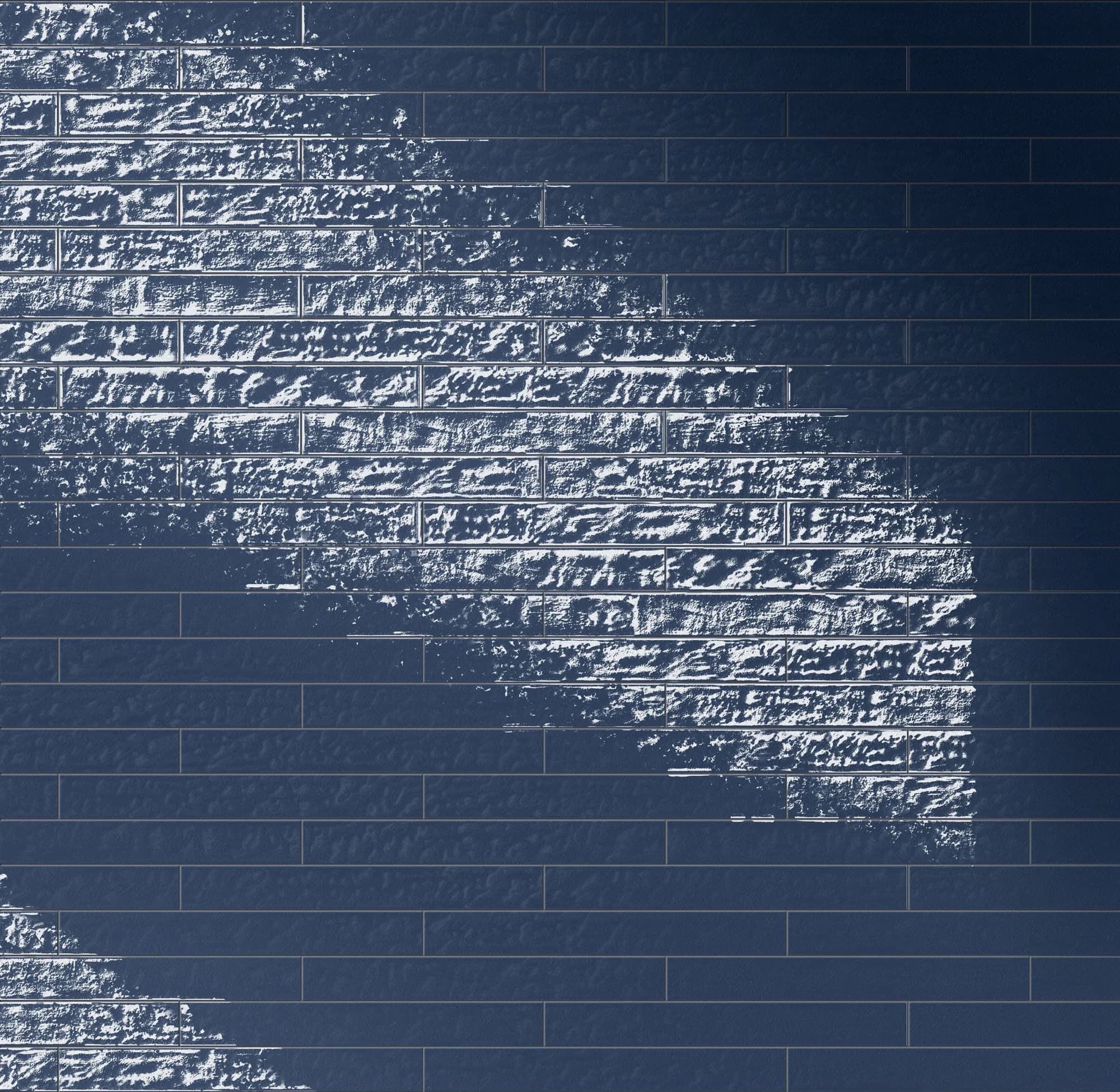 Playful Navy in architectural space
