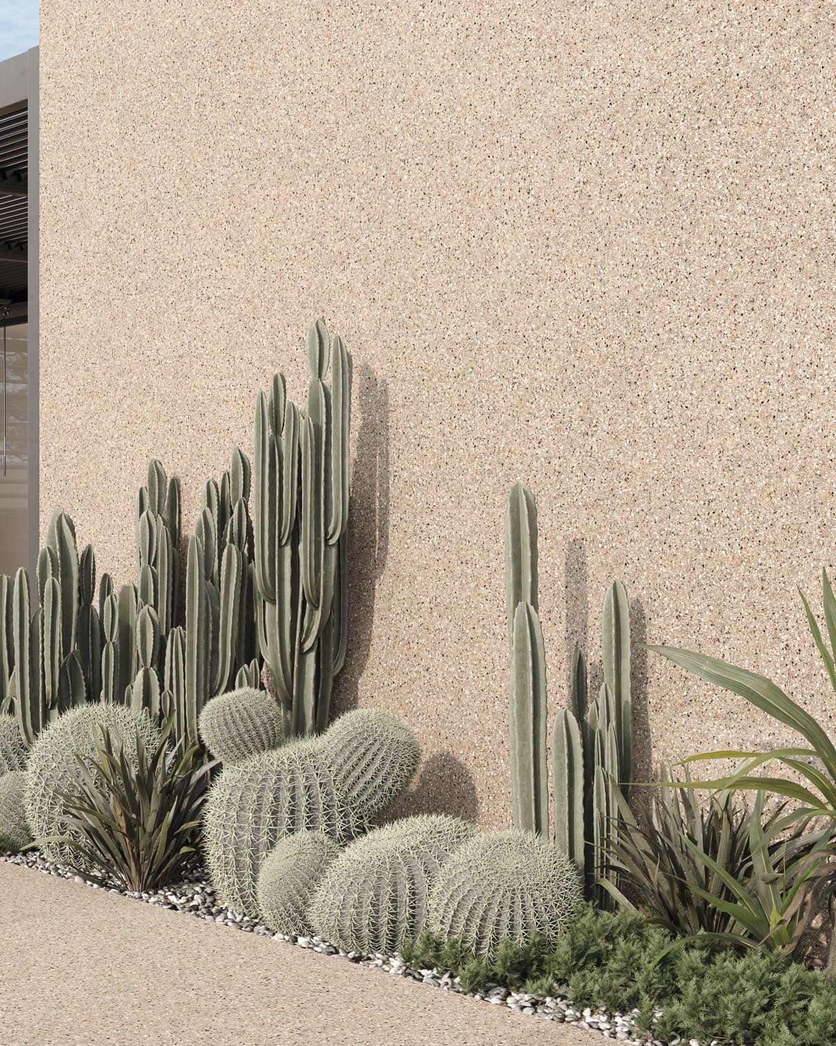 Mystere Brown in architectural space