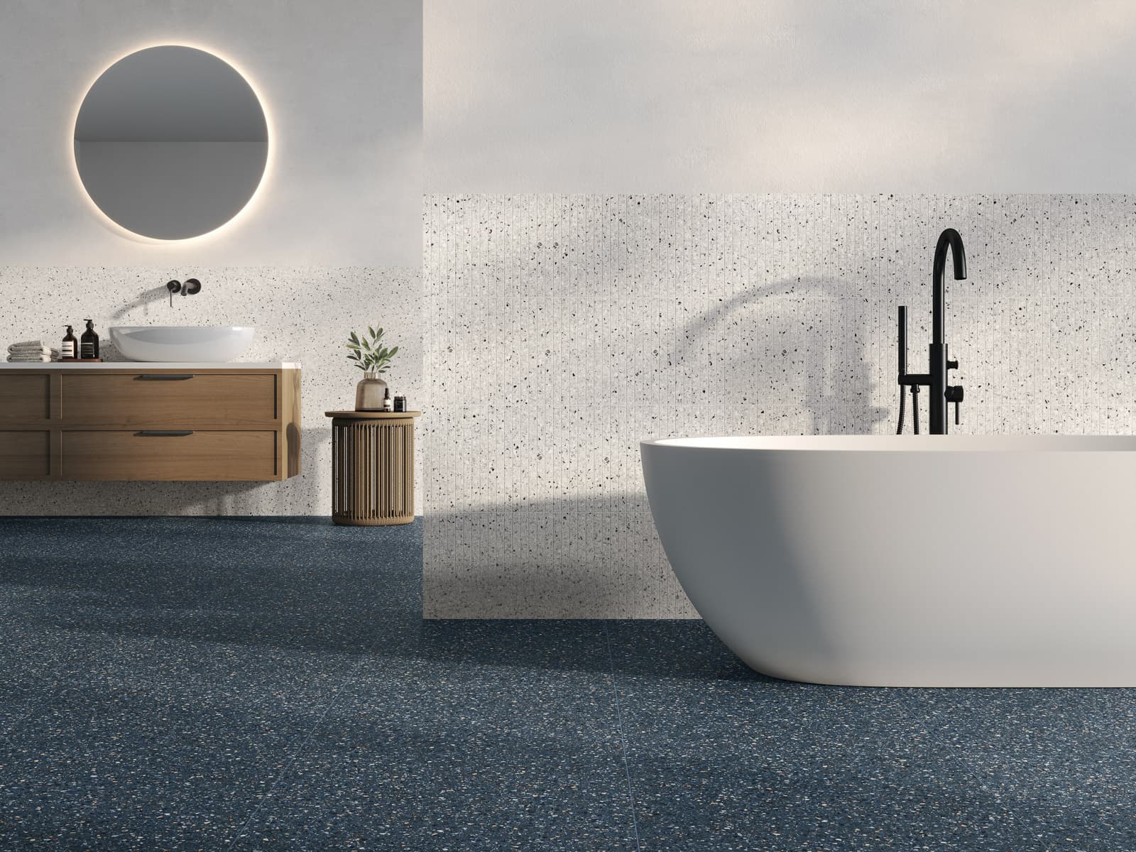 Mystere White in architectural space