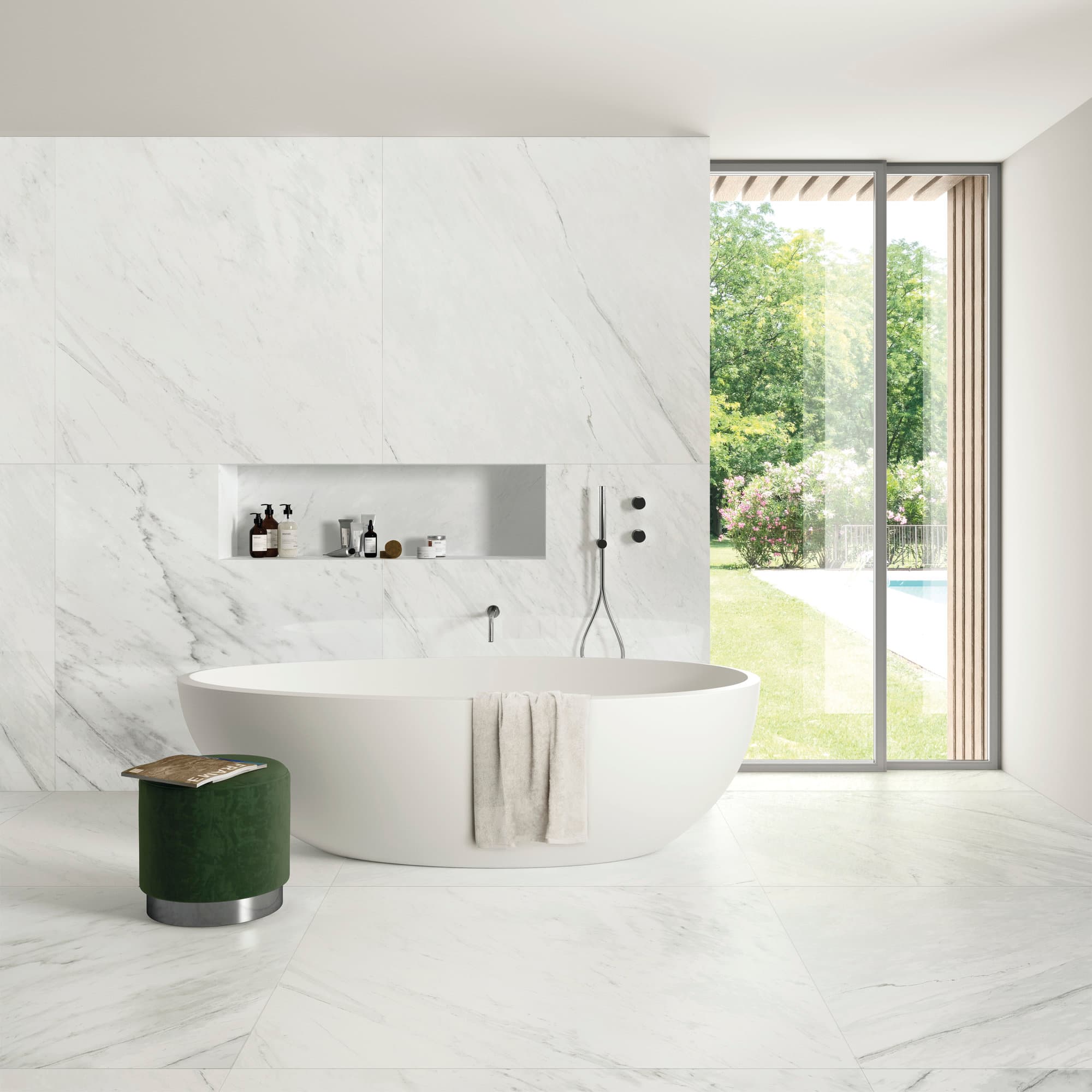 Luxe White installation space