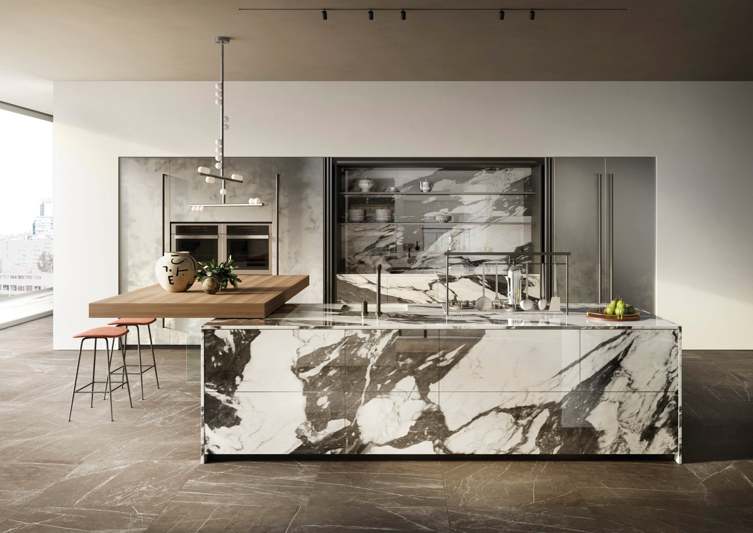 Pietra-grey in architectural space