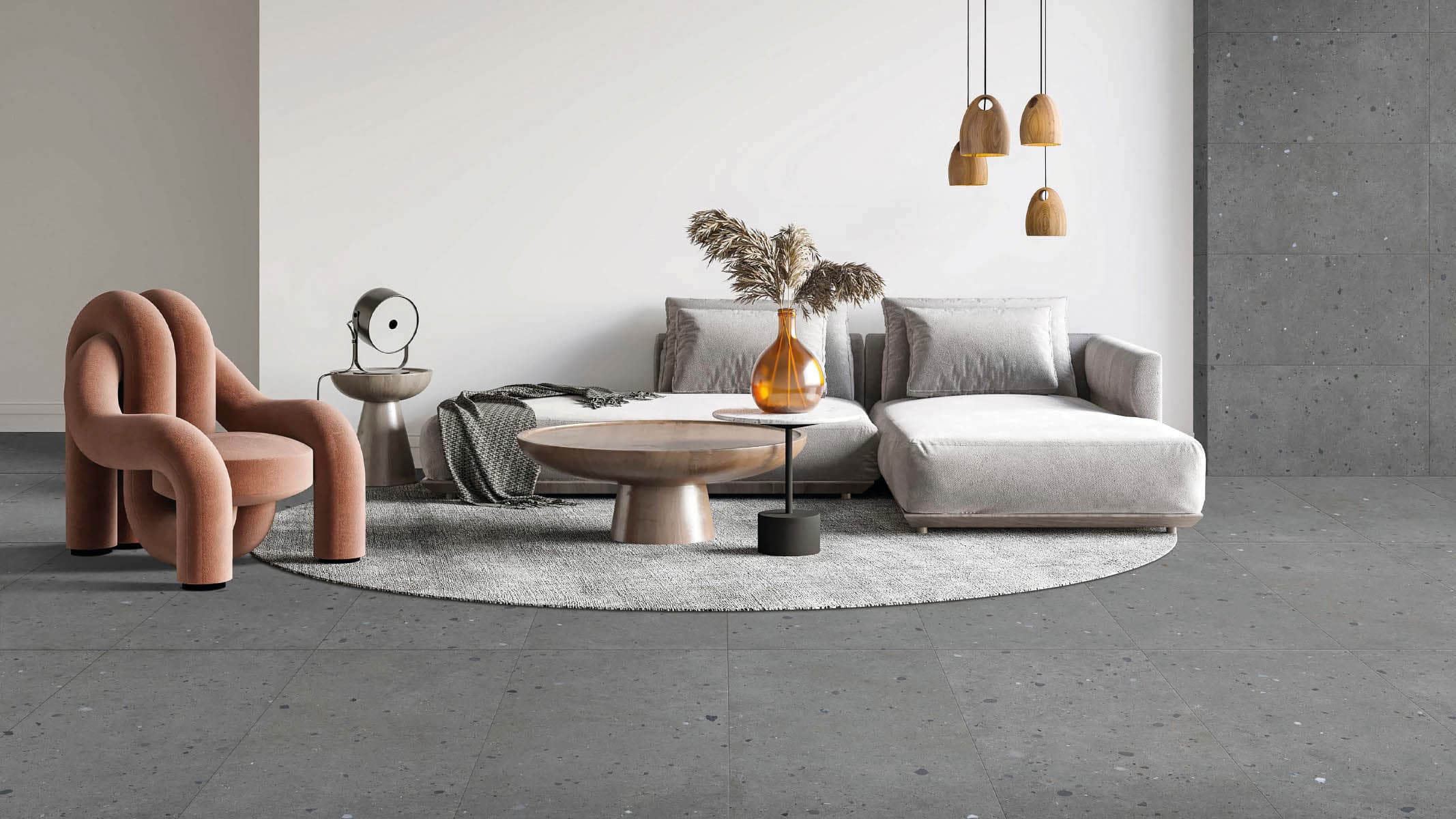 Dark Grey installation space
