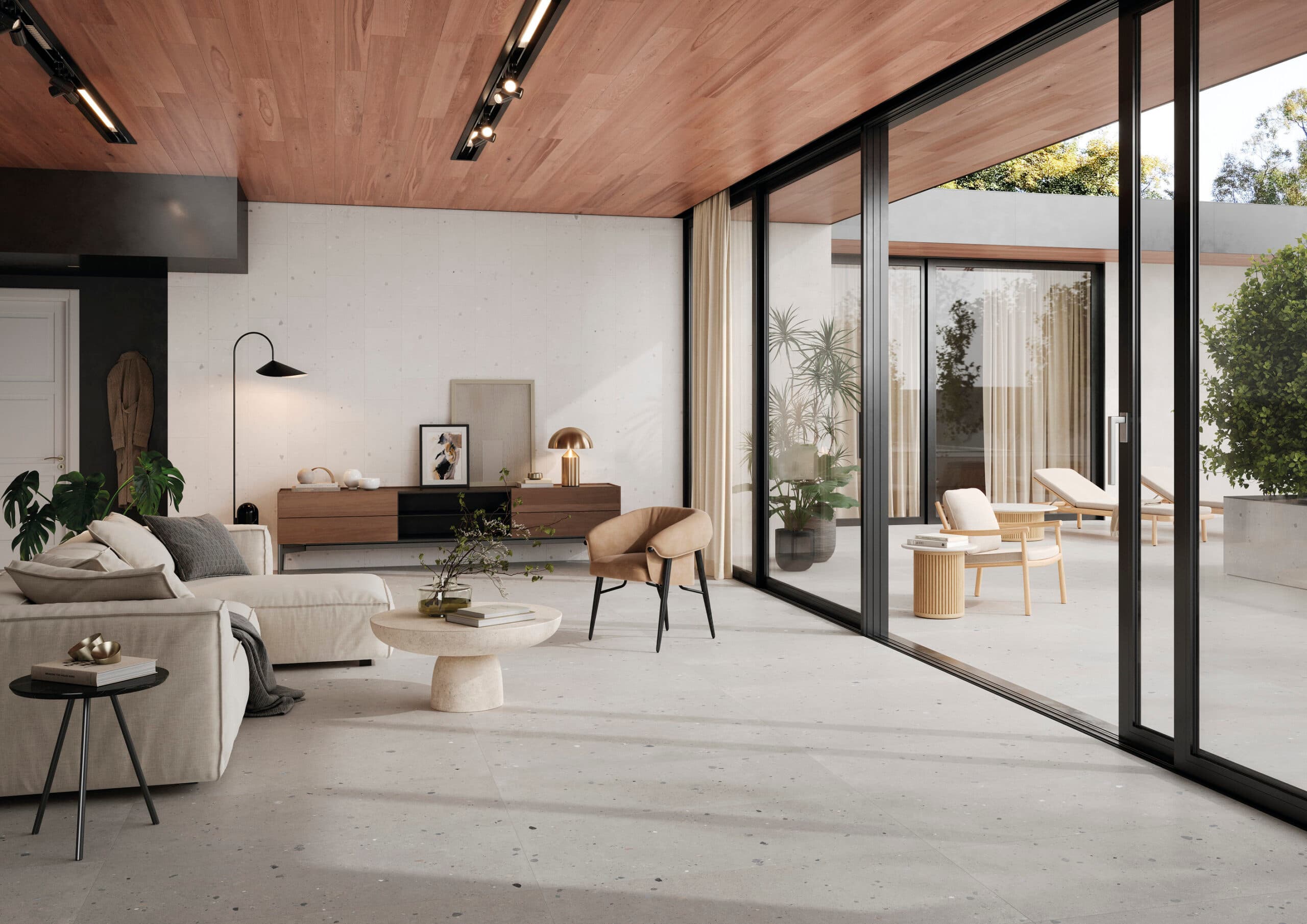 White installation space