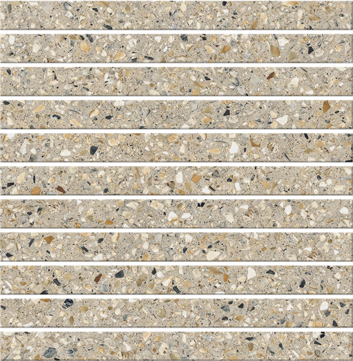 Mystere Sand Stacked Mosaic