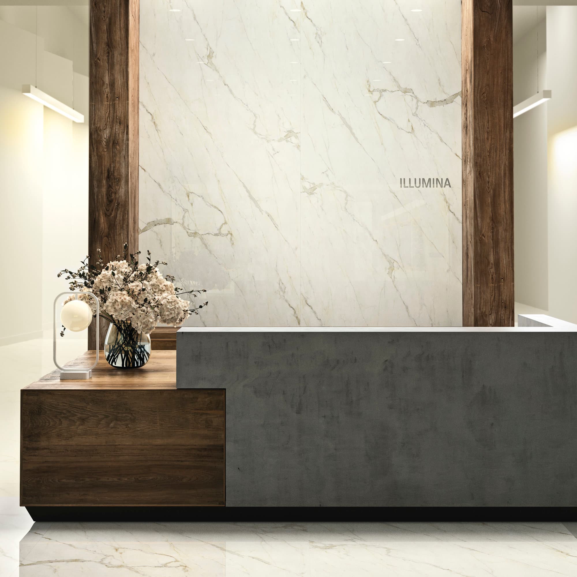 Calacatta Oro installation space
