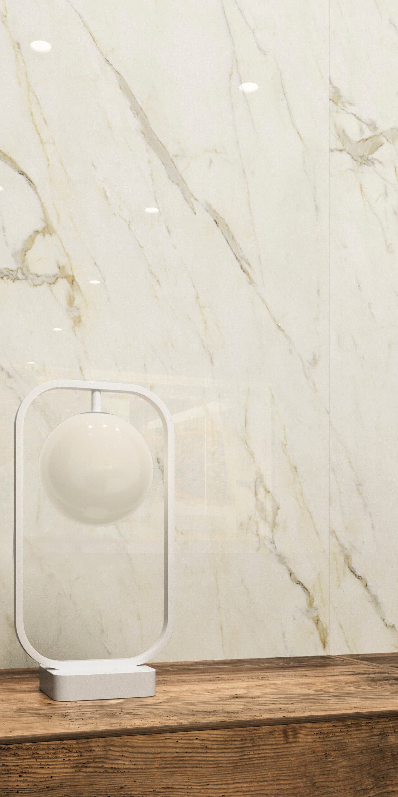 Calacatta Oro installation space