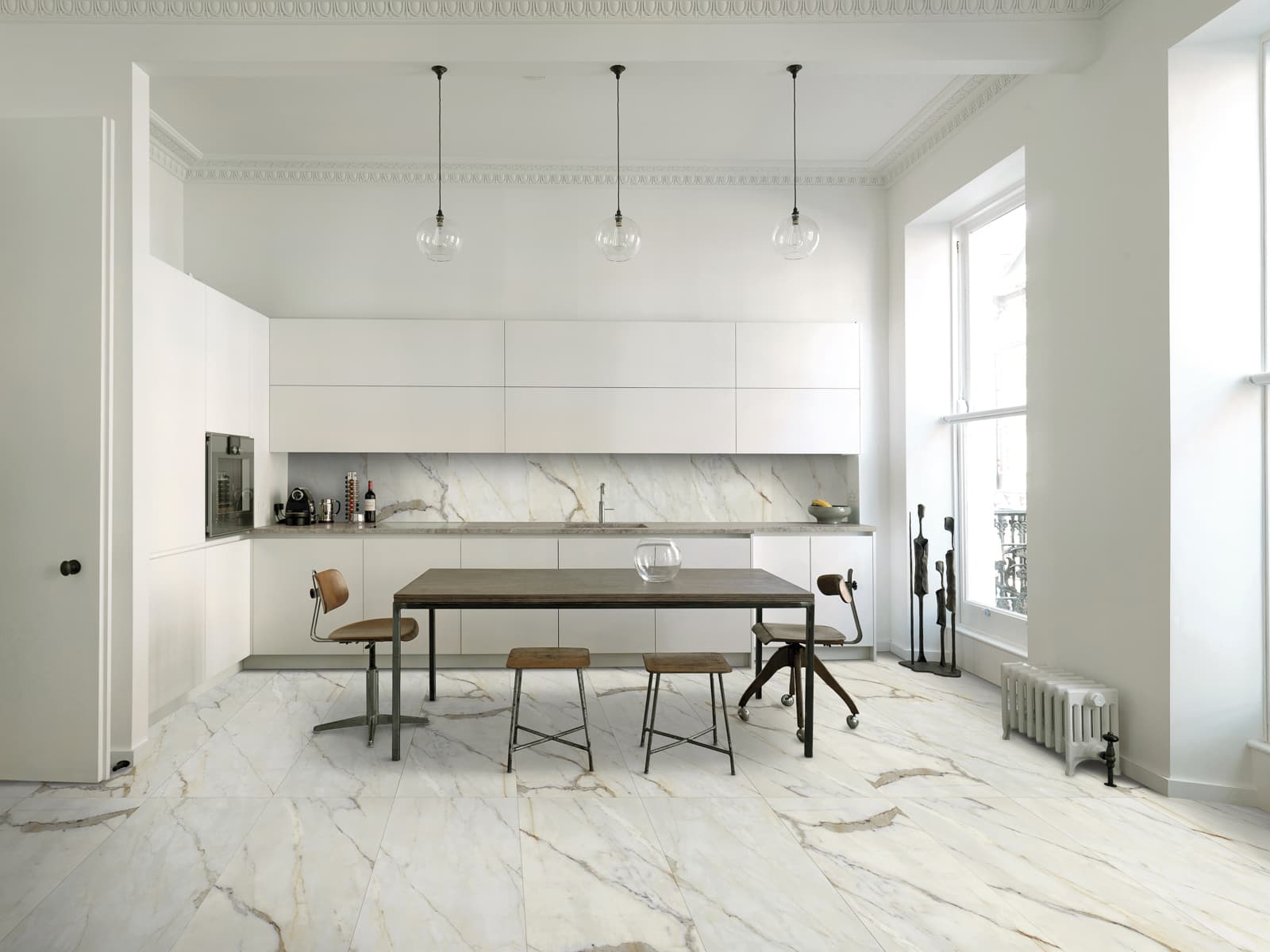 Calacatta Oro in architectural space