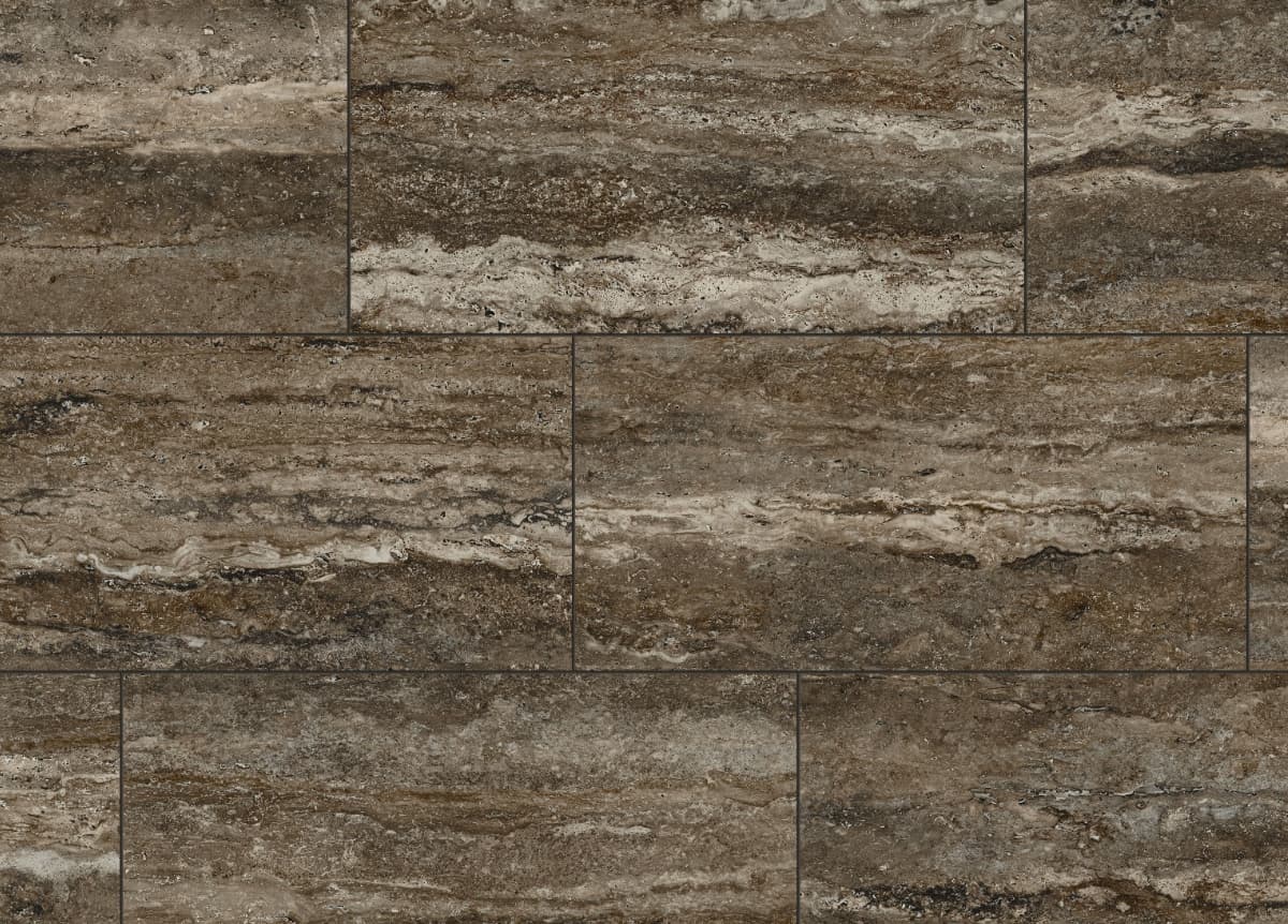 Travertine Titanium in architectural space