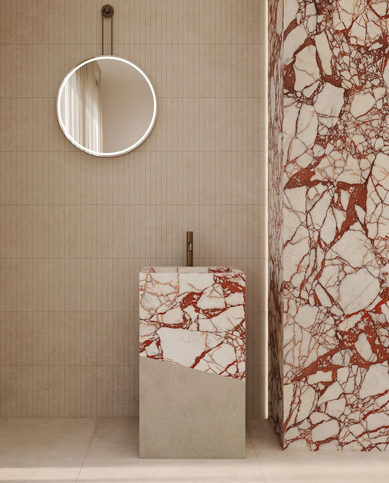 Block+ bathroom collection from Nuovo Surfaces