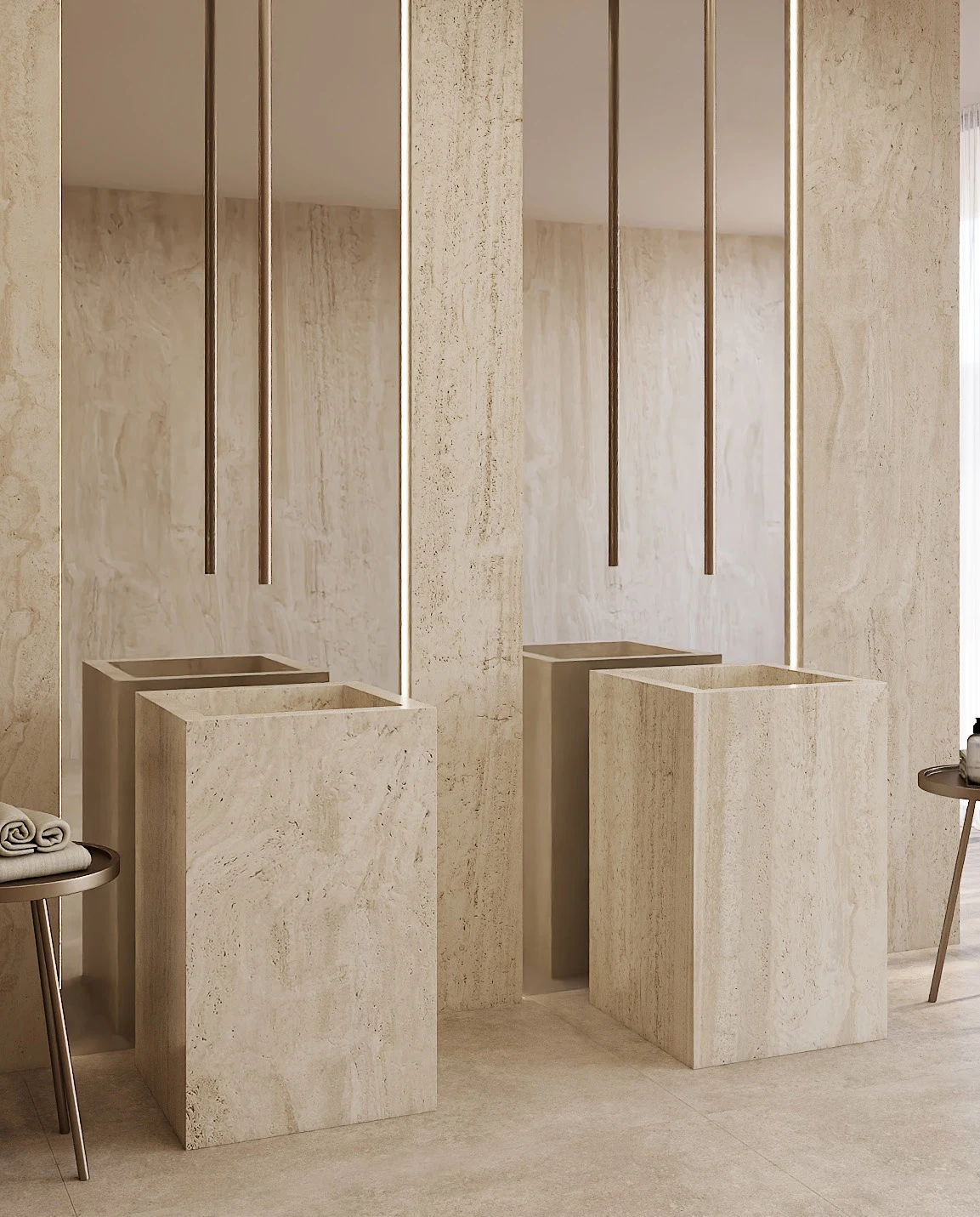 Block bathroom collection from Nuovo Surfaces